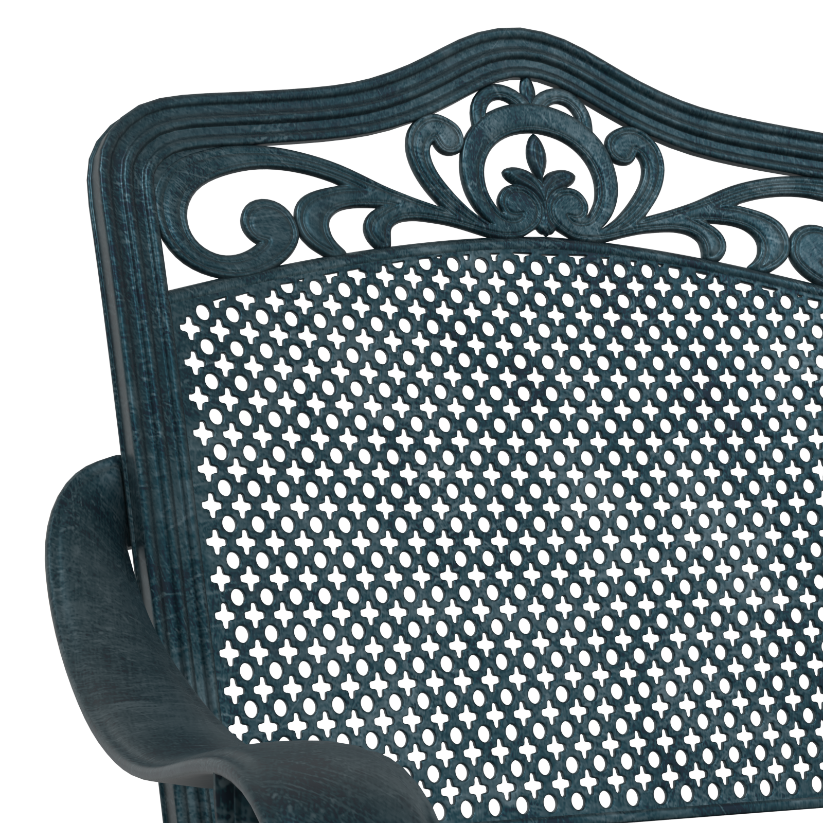 Set scaune de grădină, 2 buc., verde, aluminiu turnat GartenMobel Dekor