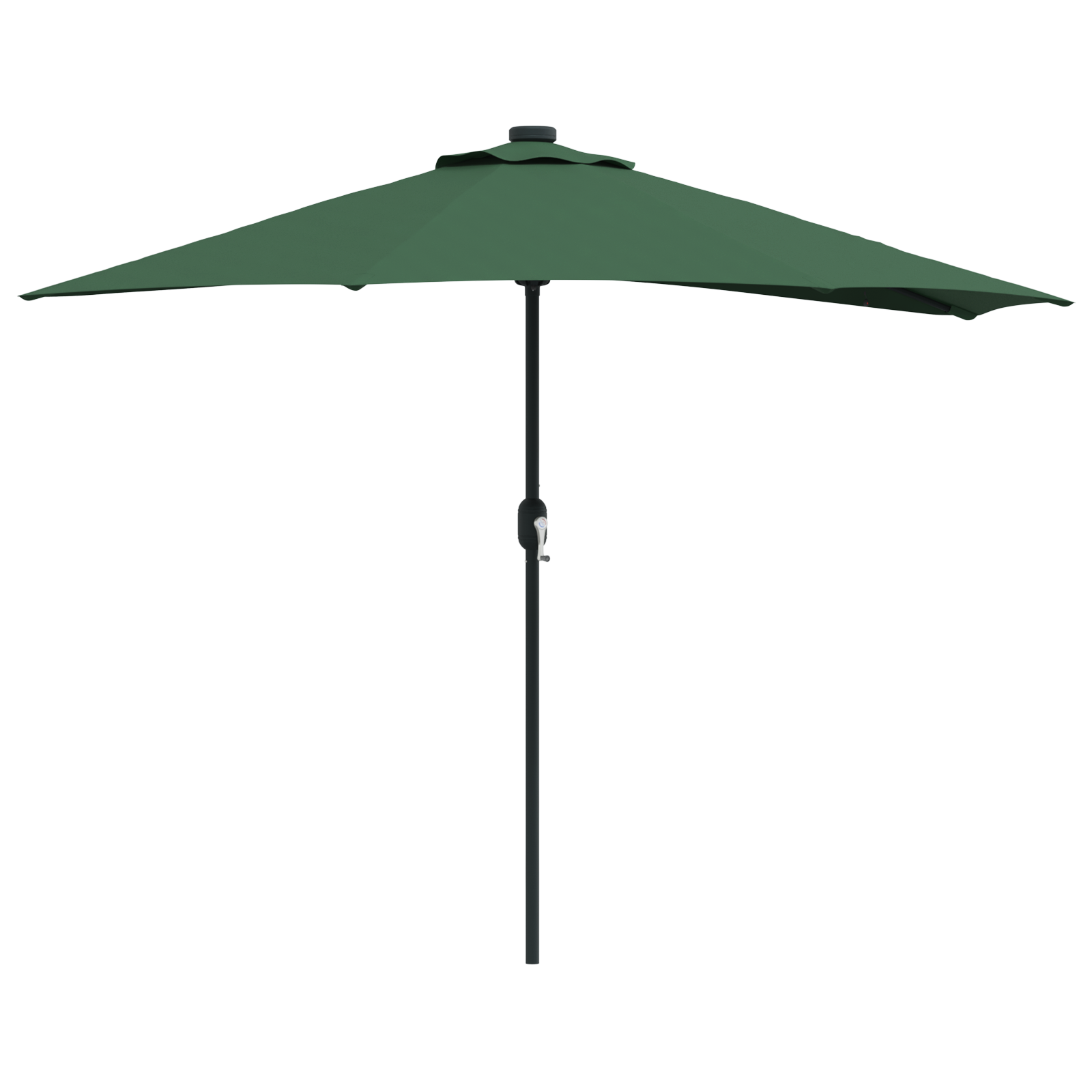 Umbrela de Grădină Half cu Pol de Aluminiu Verde 294 cm GartenMobel Dekor