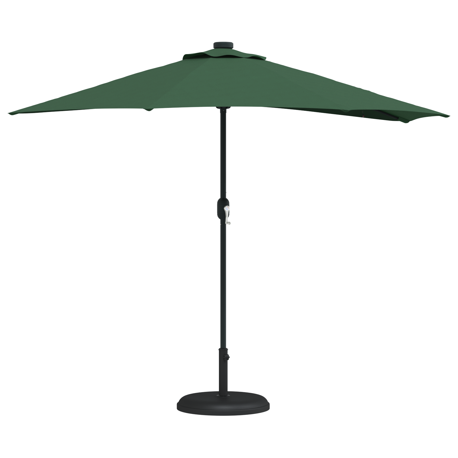 Umbrela de Grădină Half cu Pol de Aluminiu Verde 294 cm GartenMobel Dekor
