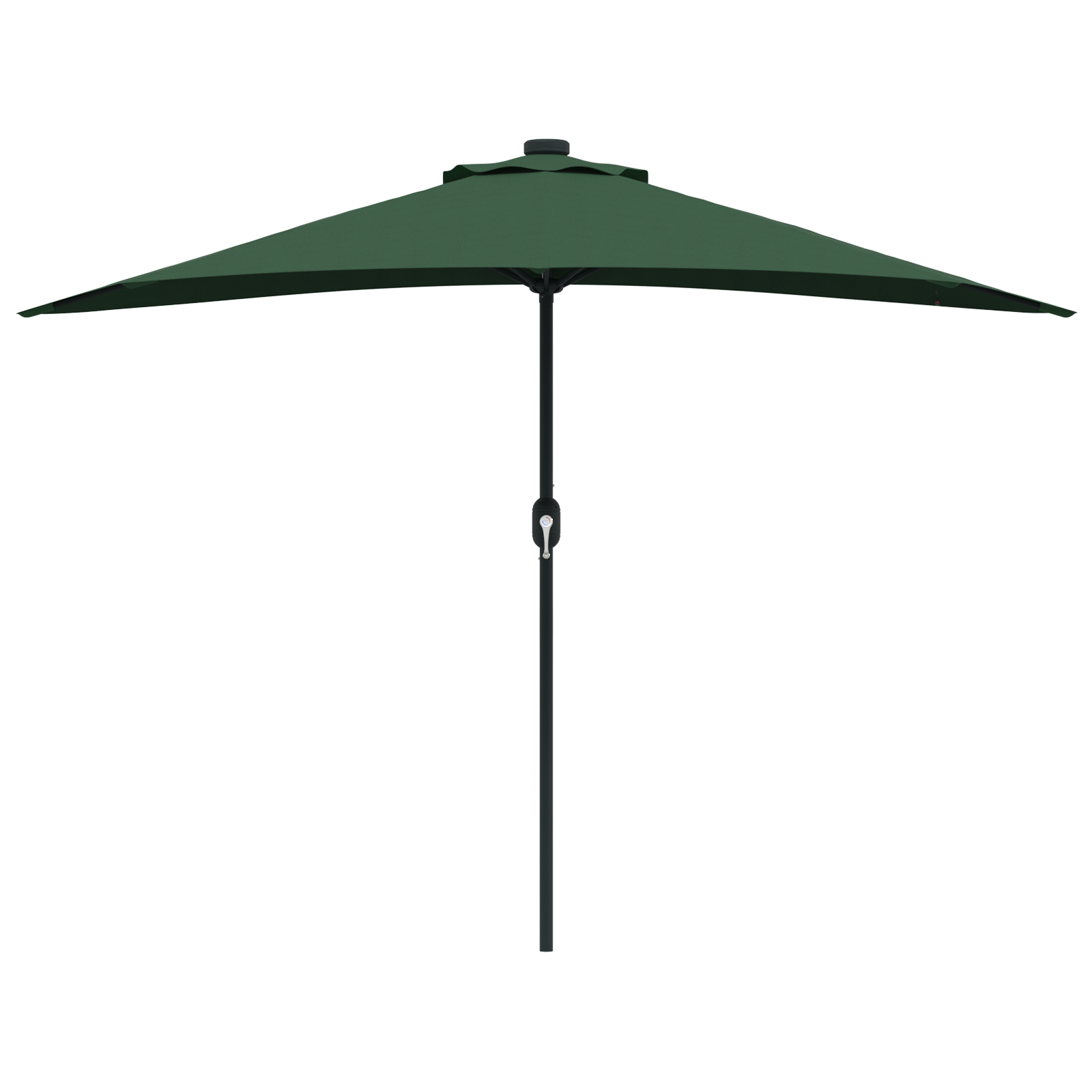 Umbrela de Grădină Half cu Pol de Aluminiu Verde 294 cm GartenMobel Dekor
