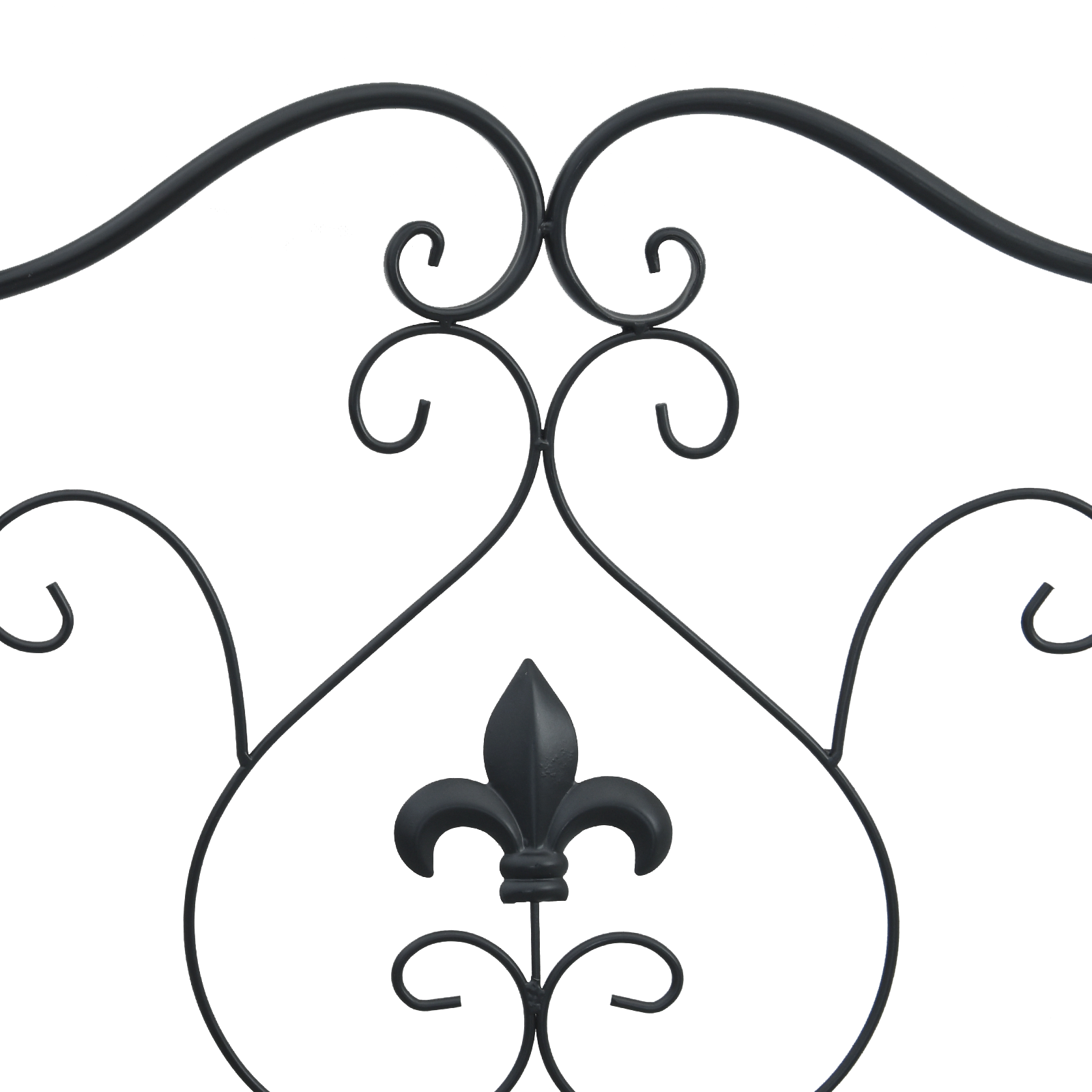 Bancă de Exterior Neagră Metal Standard Robustă GartenMobel Dekor