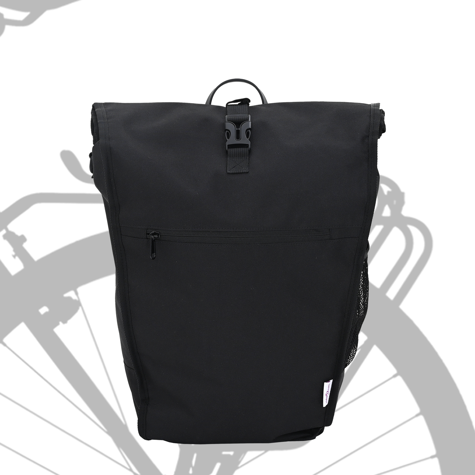 Geantă pentru bicicletă pentru suport de bicicletă 20L Neagră 34x16x59 cm GartenMobel Dekor