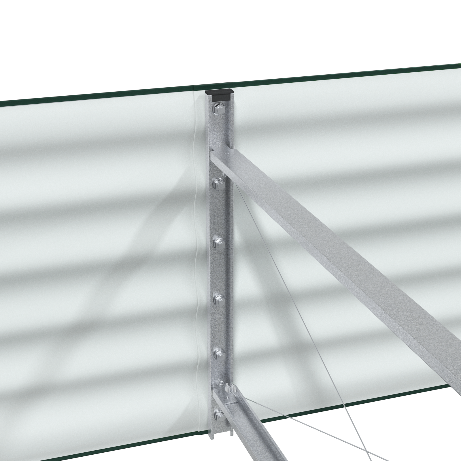 Grădină Rasă Pe Pat Verde 400x80x44 cm Oțel galvanizat GartenMobel Dekor