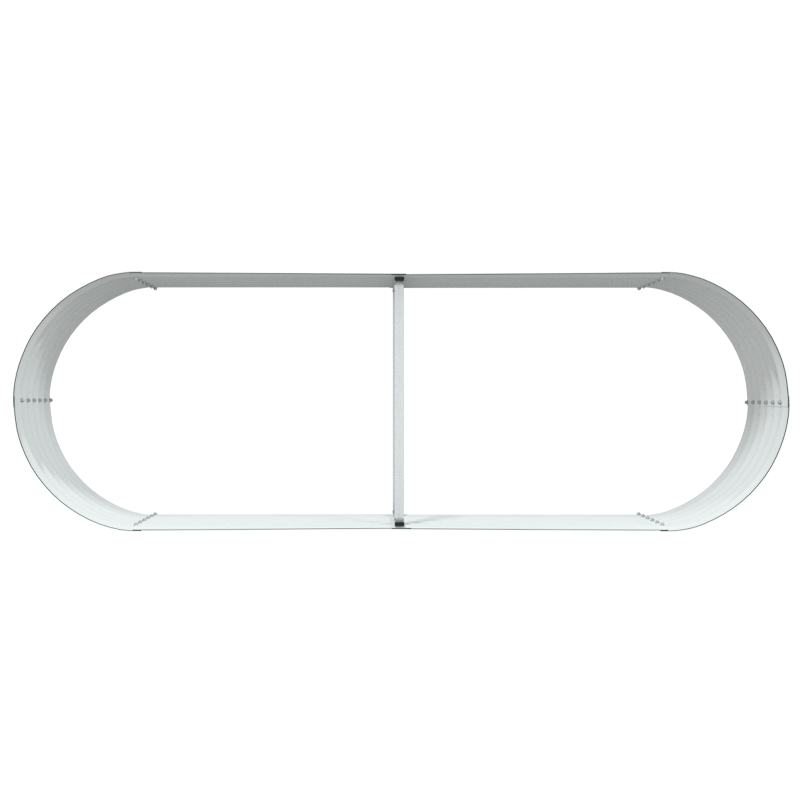 Pat Ridicat pentru Grădină  Verde 240x80x44 cm din Oțel Galvanizat GartenMobel Dekor