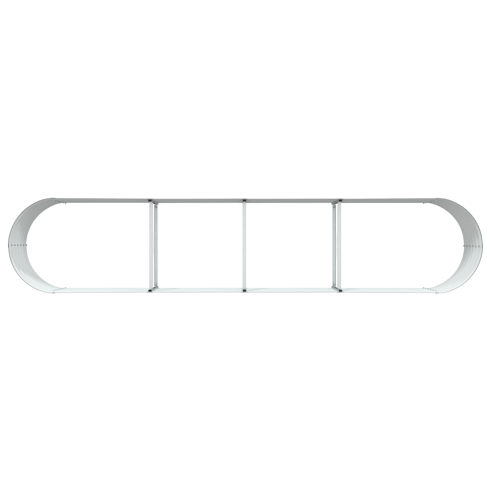 Grădină Jardinier Maro 400x80x44 cm Oțel galvanizat GartenMobel Dekor