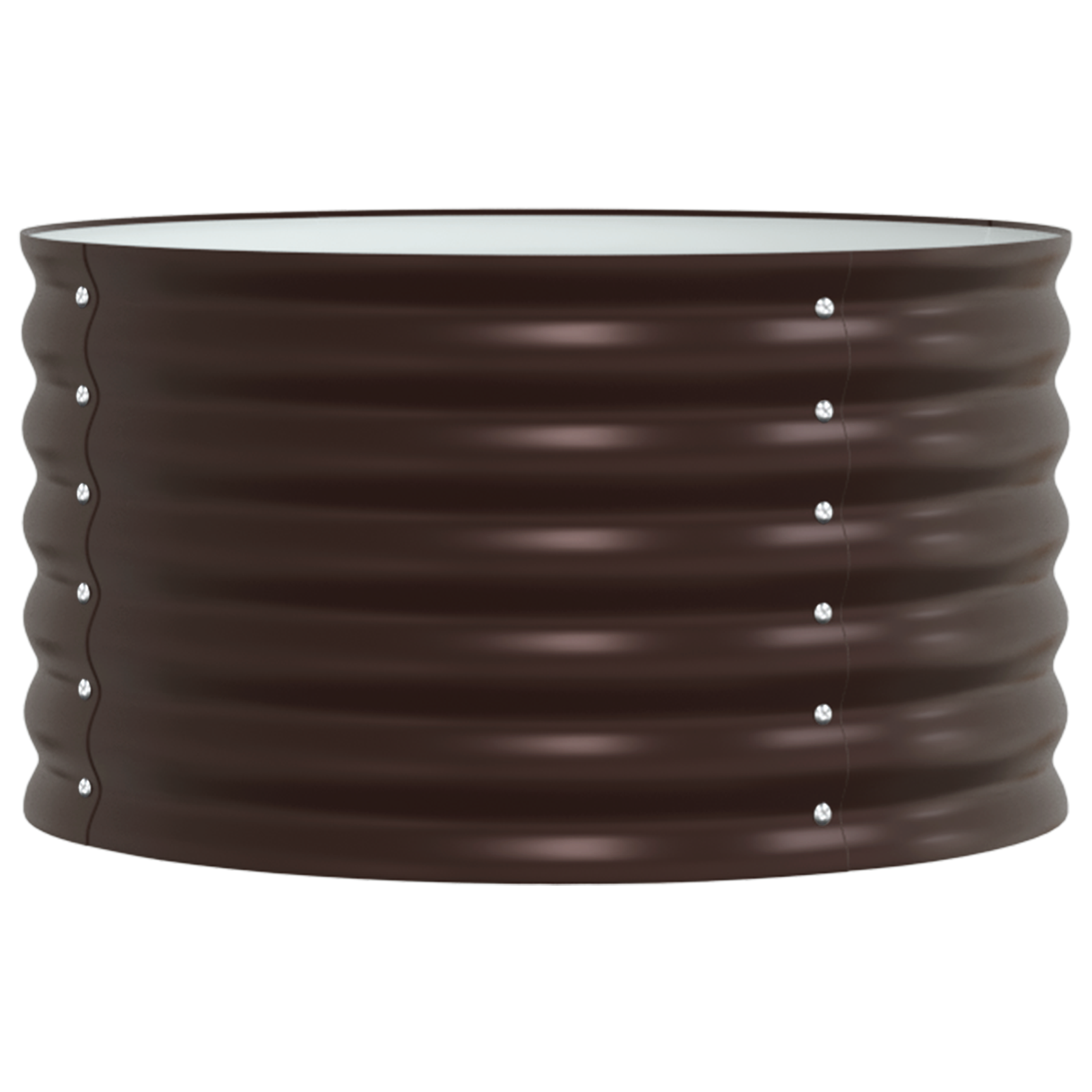 Răsad pentru Grădină Maro 80x80x44 cm din Oțel Galvanizat GartenMobel Dekor