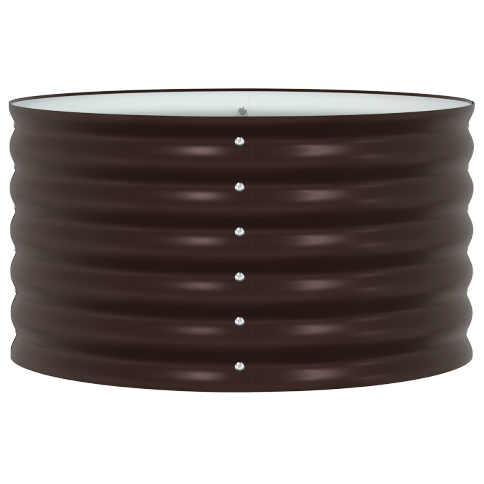 Răsad pentru Grădină Maro 80x80x44 cm din Oțel Galvanizat GartenMobel Dekor
