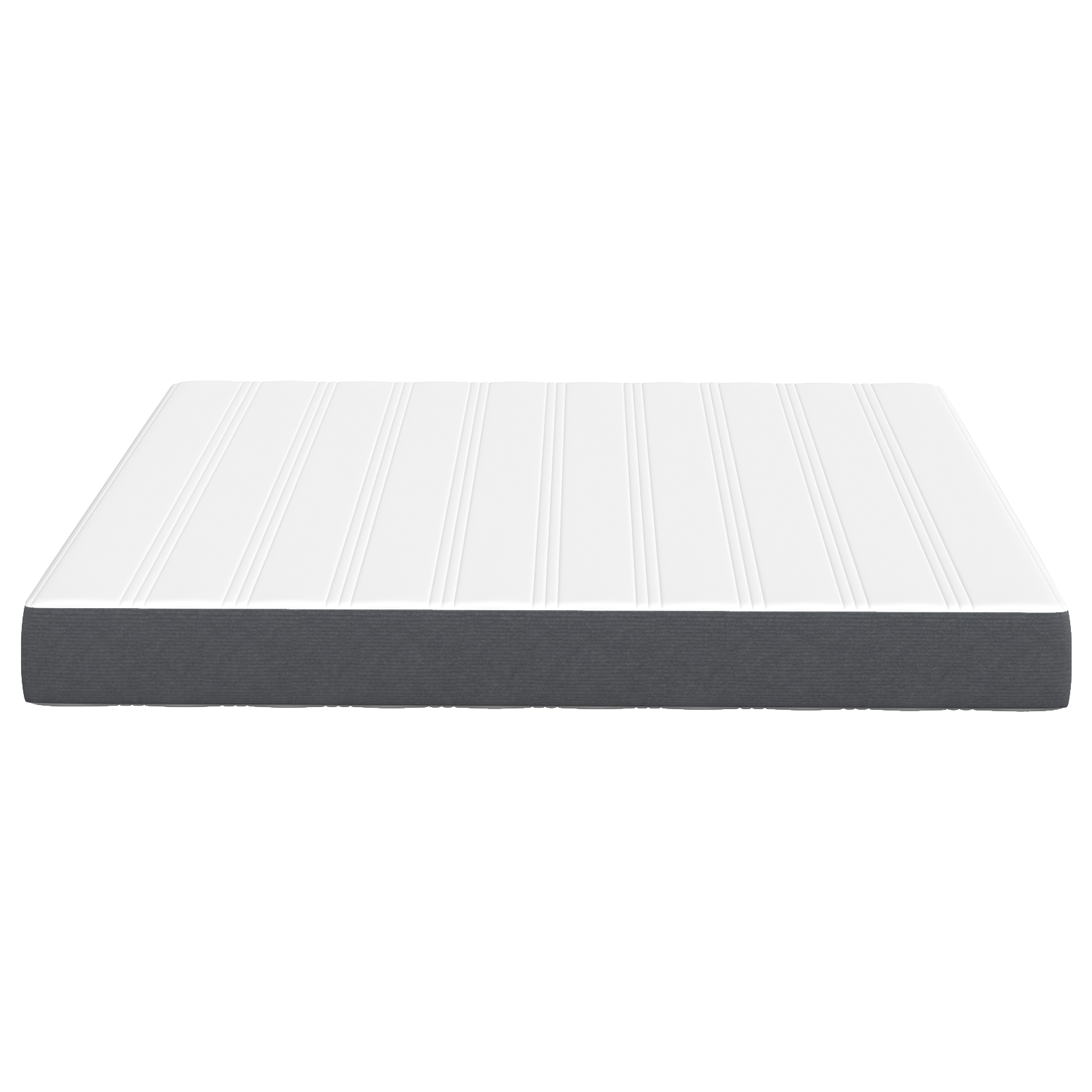 Saltea medie cu arcuri - Gri închis - 180x200x20 cm Țesătură GartenMobel Dekor