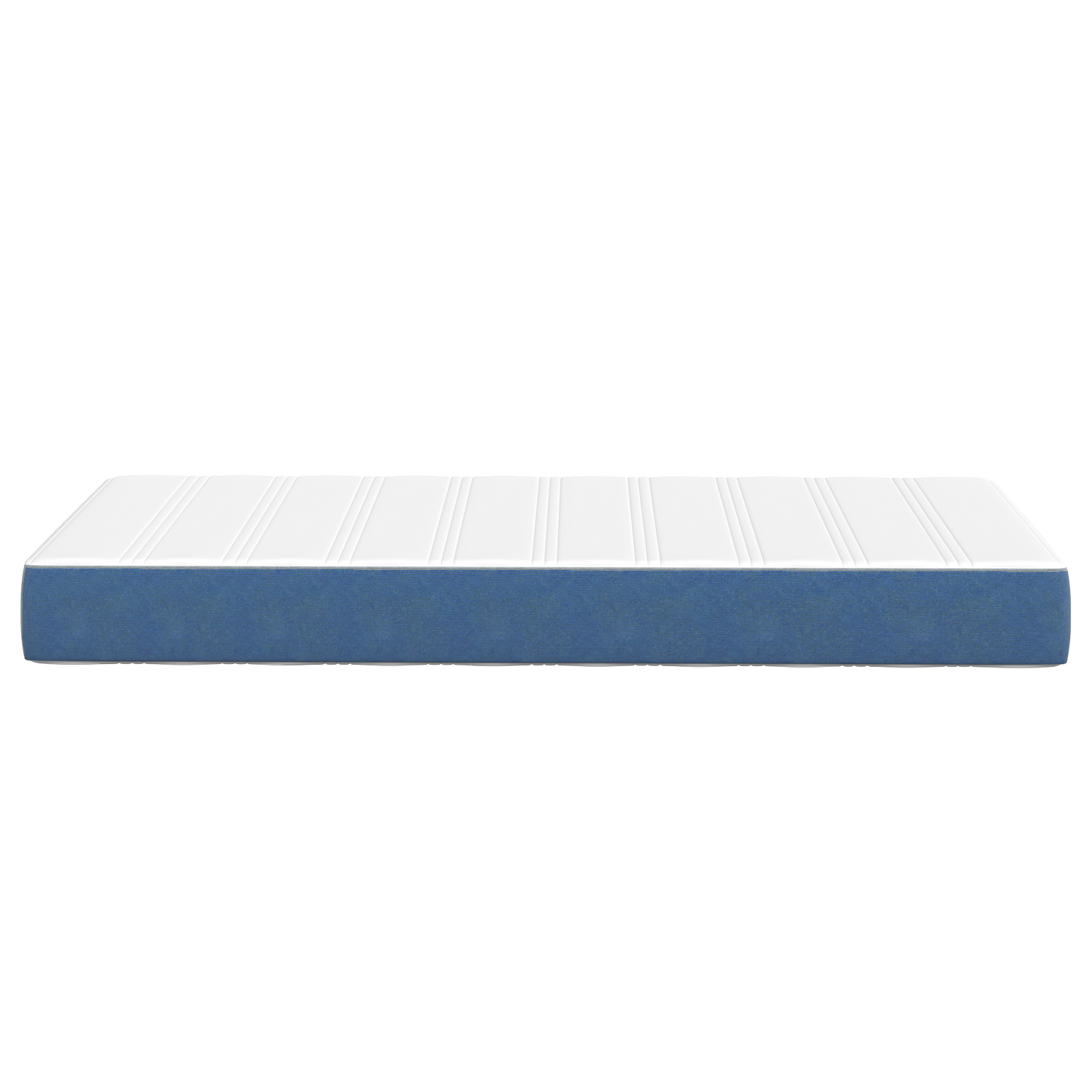 Saltea cu arcuri Pocket  Albastră Medie 90x190x20 cm Textil GartenMobel Dekor