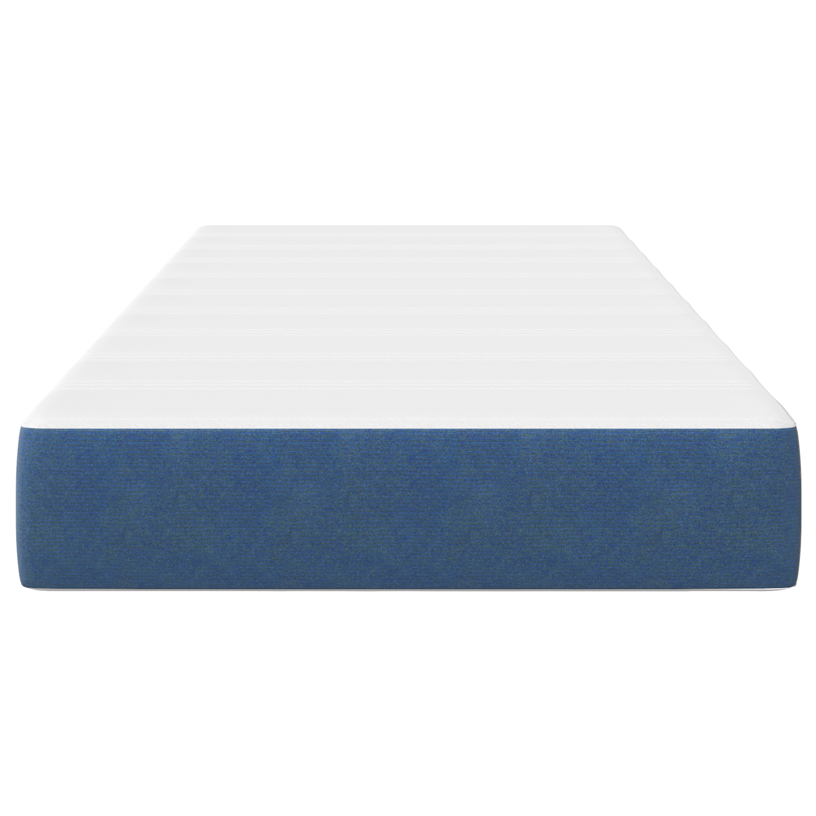 Saltea cu arcuri Pocket  Albastră Medie 90x190x20 cm Textil GartenMobel Dekor