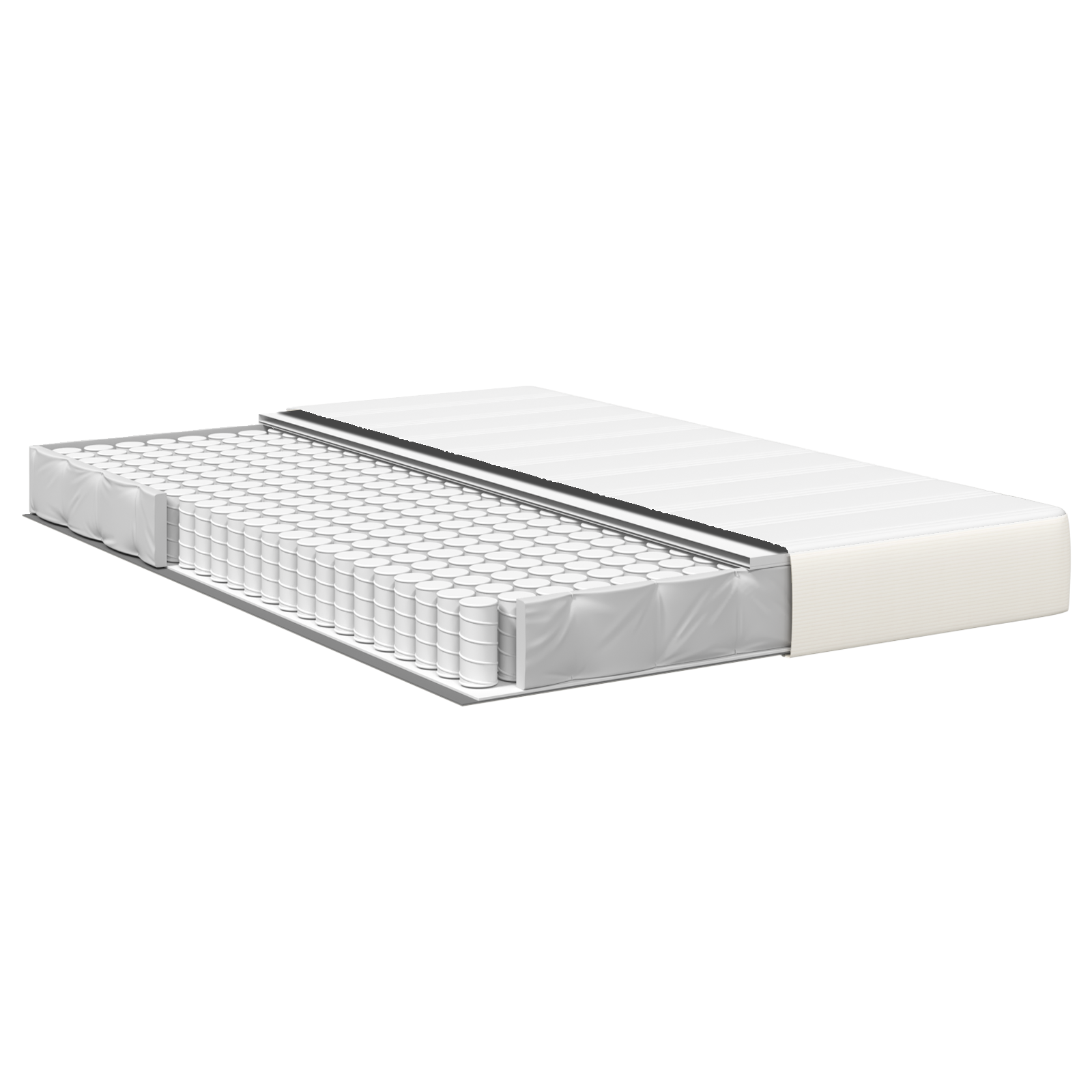 Saltea cu arcuri Pocket  Crem 140x200x20 cm GartenMobel Dekor