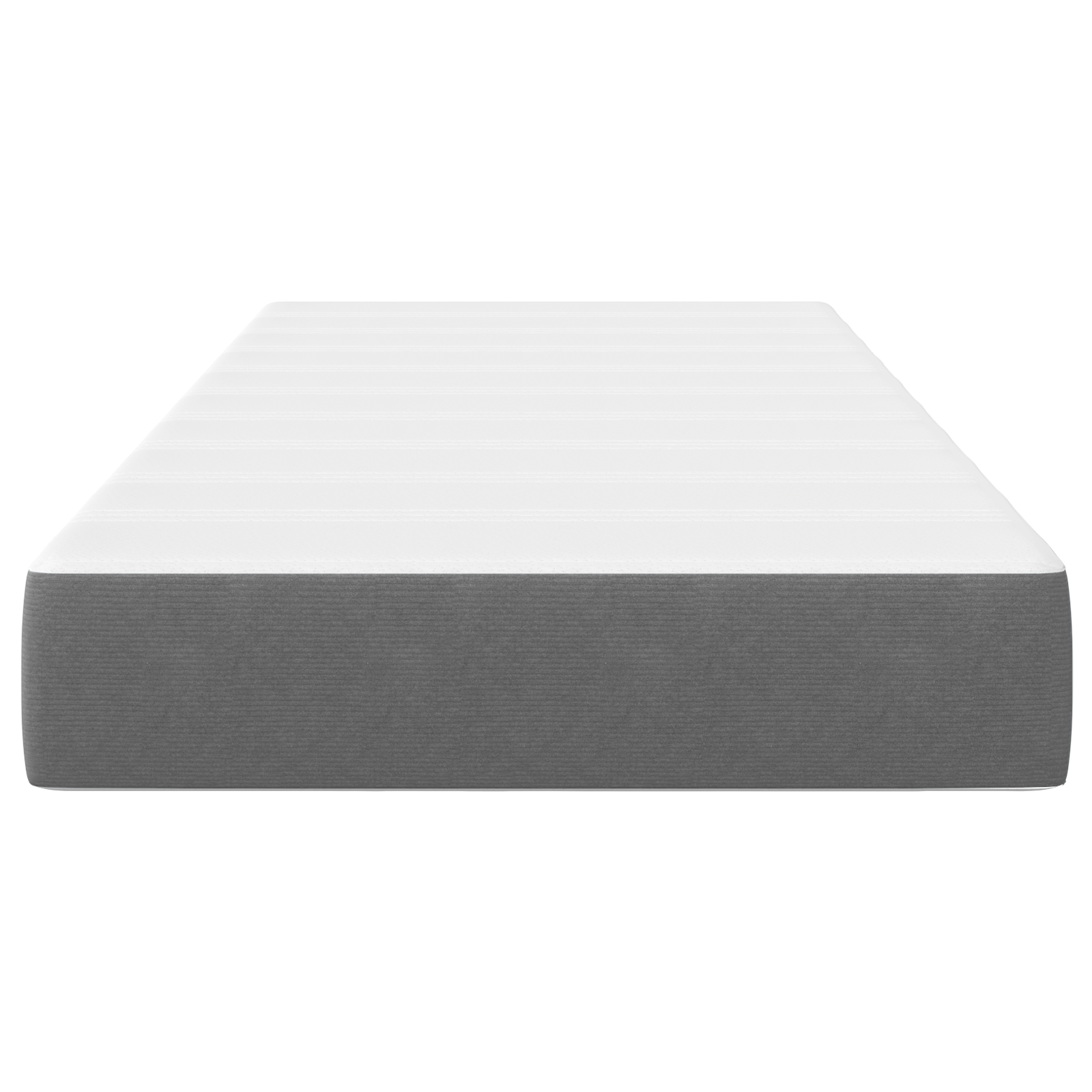 Saltea cu arcuri Pocket  Gri deschis Medie 90x200x20 cm Textil GartenMobel Dekor