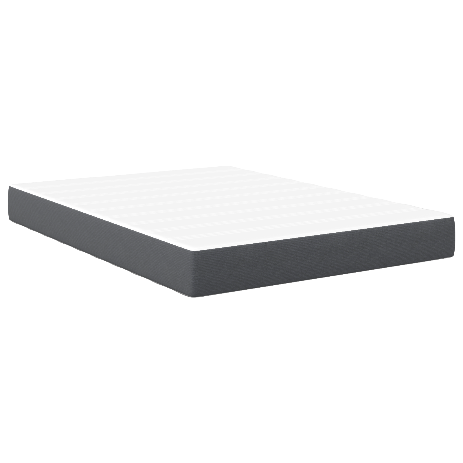 Saltea cu arcuri pocket  Gri închis Medie 160x200x20 cm Material GartenMobel Dekor