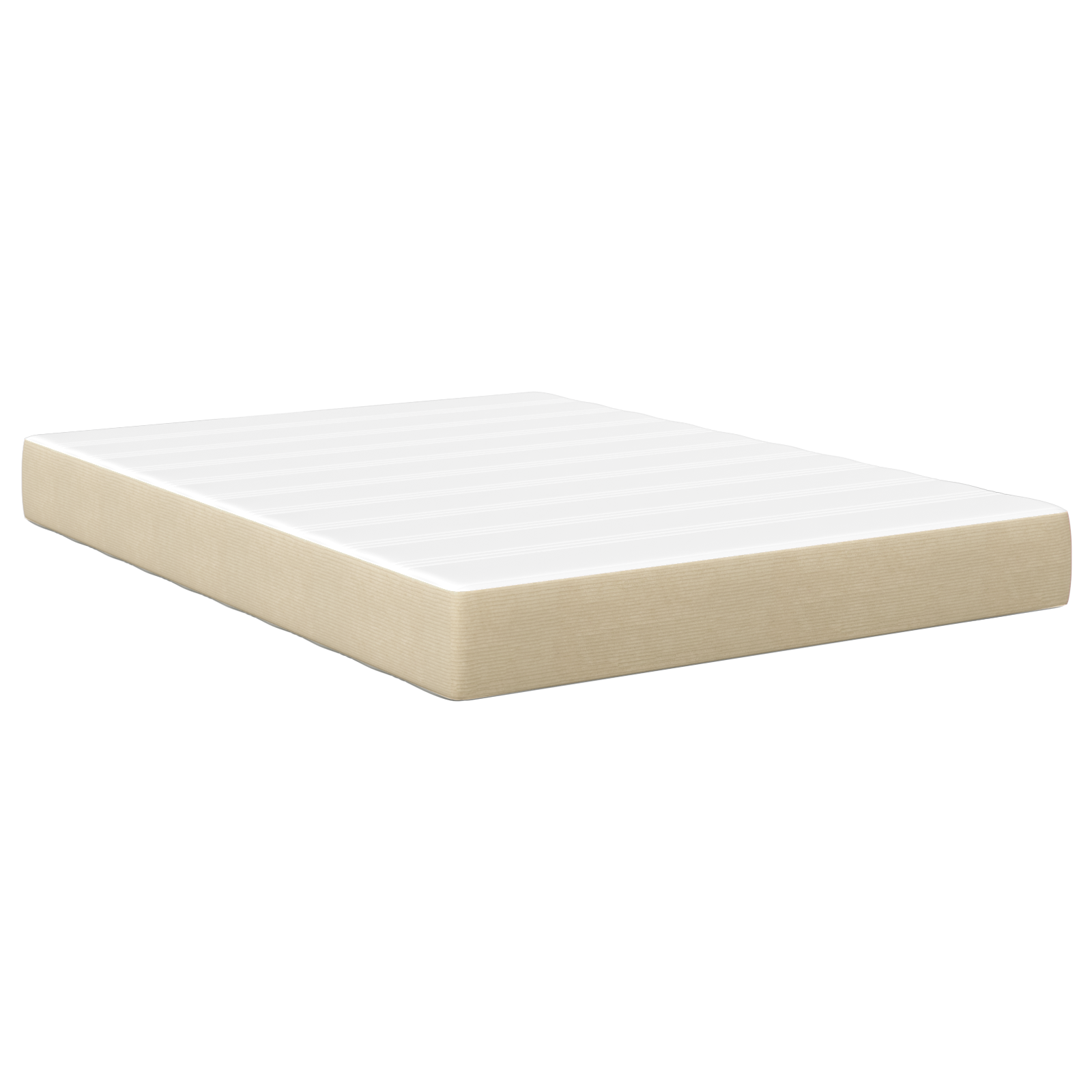 Saltea cu arcuri pocket  Verde deschis/Gri Medie 160x200x20 cm Fabricată GartenMobel Dekor