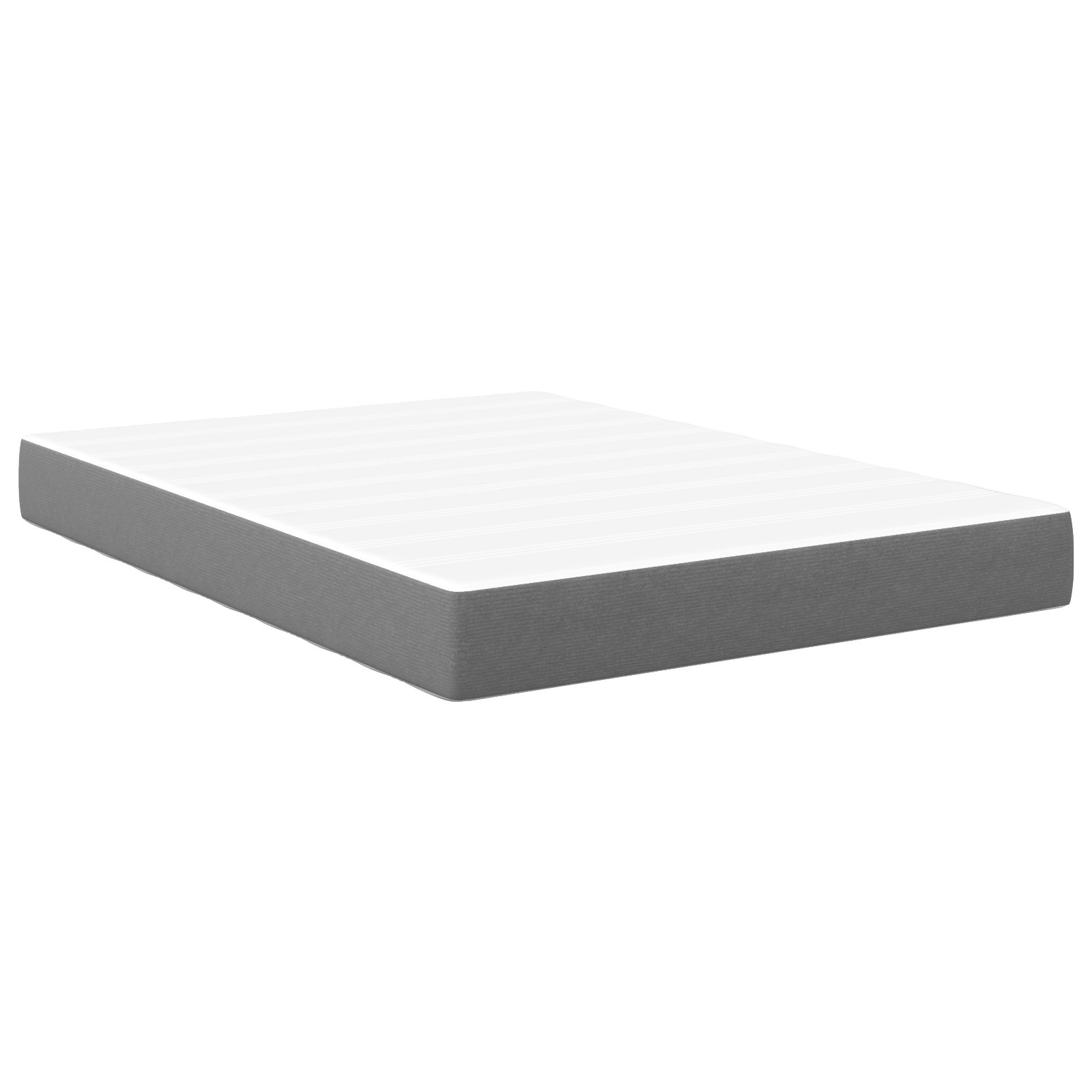 Saltea pocket  Gri deschis Medie 160x200x20 cm Țesătură GartenMobel Dekor