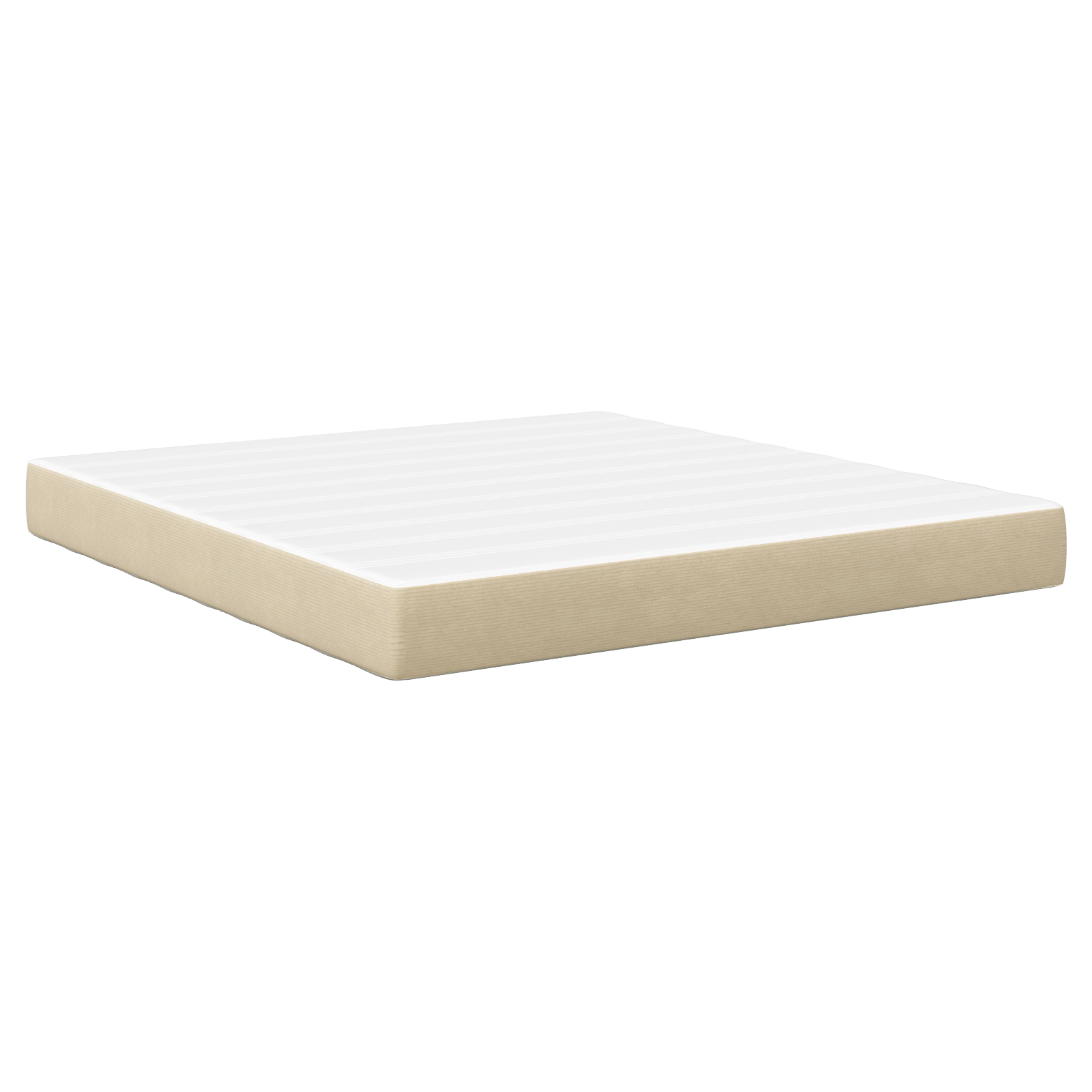 Saltea cu arcuri Pocket  Verde deschis și Gri, Medie, 180x200x20 cm, Fabricată GartenMobel Dekor