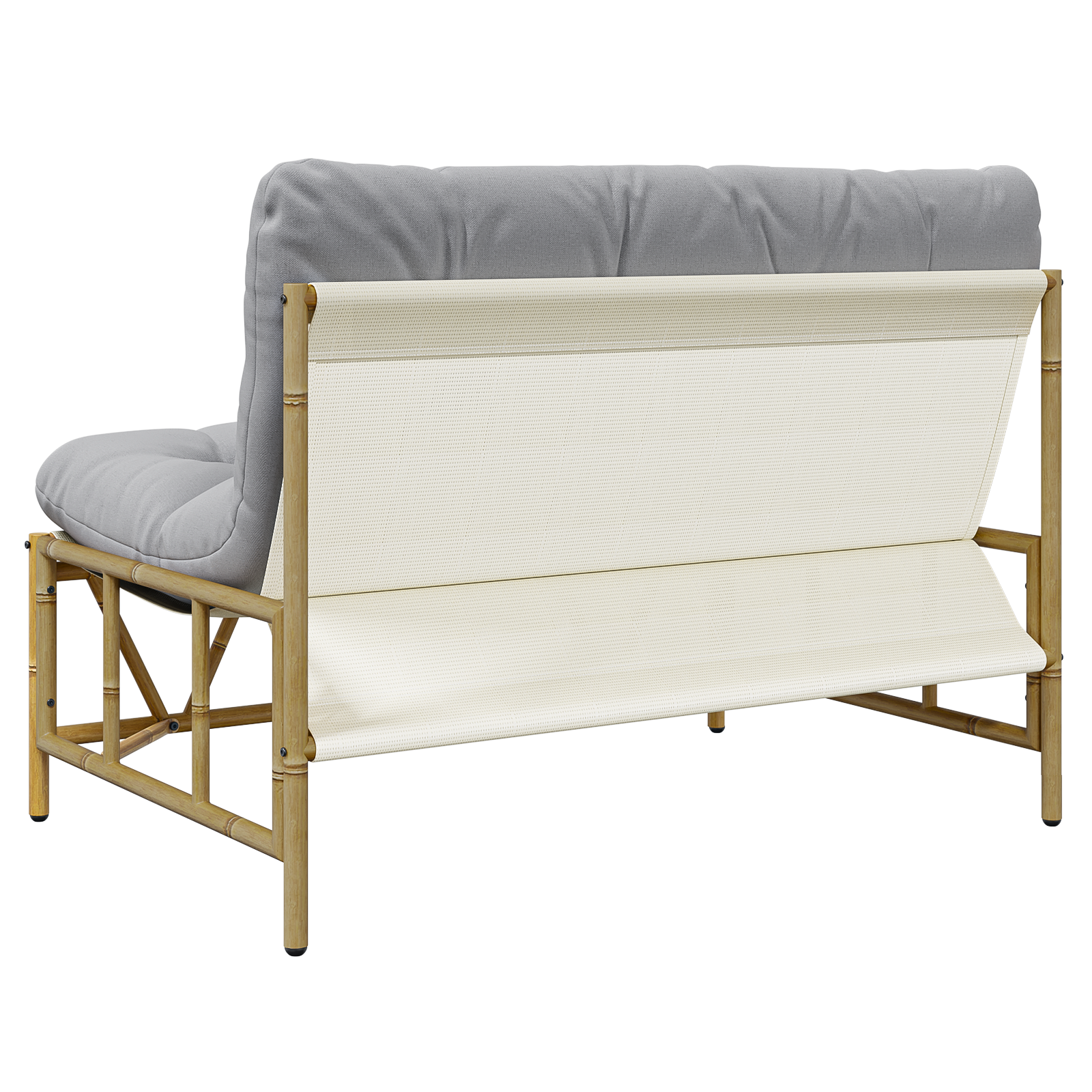 Bancă de grădină cu pernă 110x80x71 cm Oțel GartenMobel Dekor