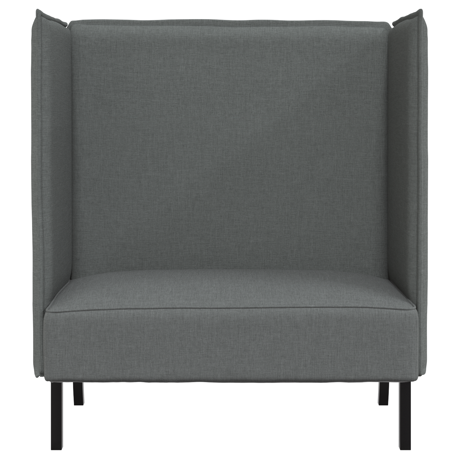 Canapea Highback Gri Închis 109x56x121 cm Material Textil GartenMobel Dekor