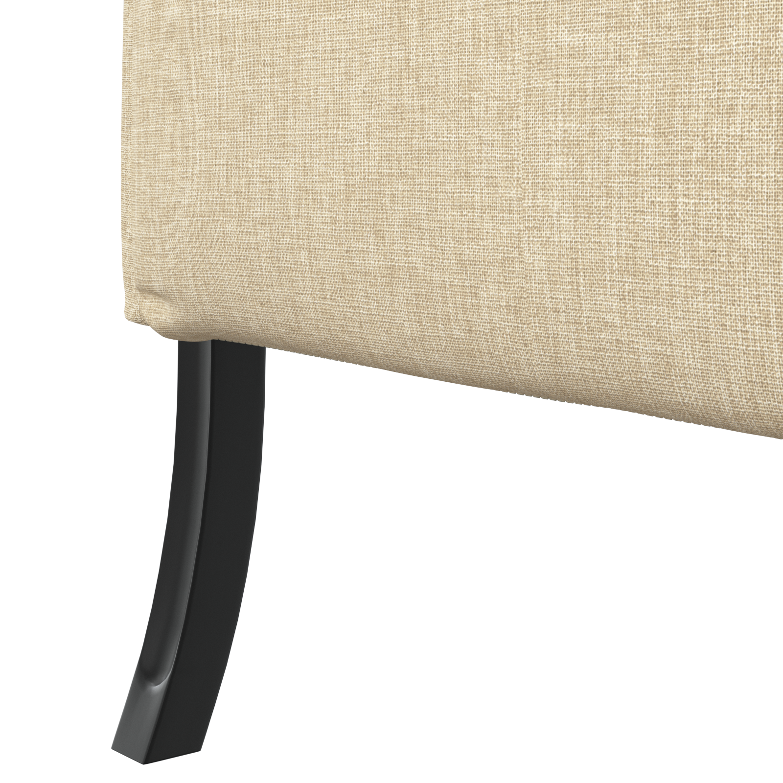 Canapea înaltă Crem 109x56x121 cm Textil GartenMobel Dekor