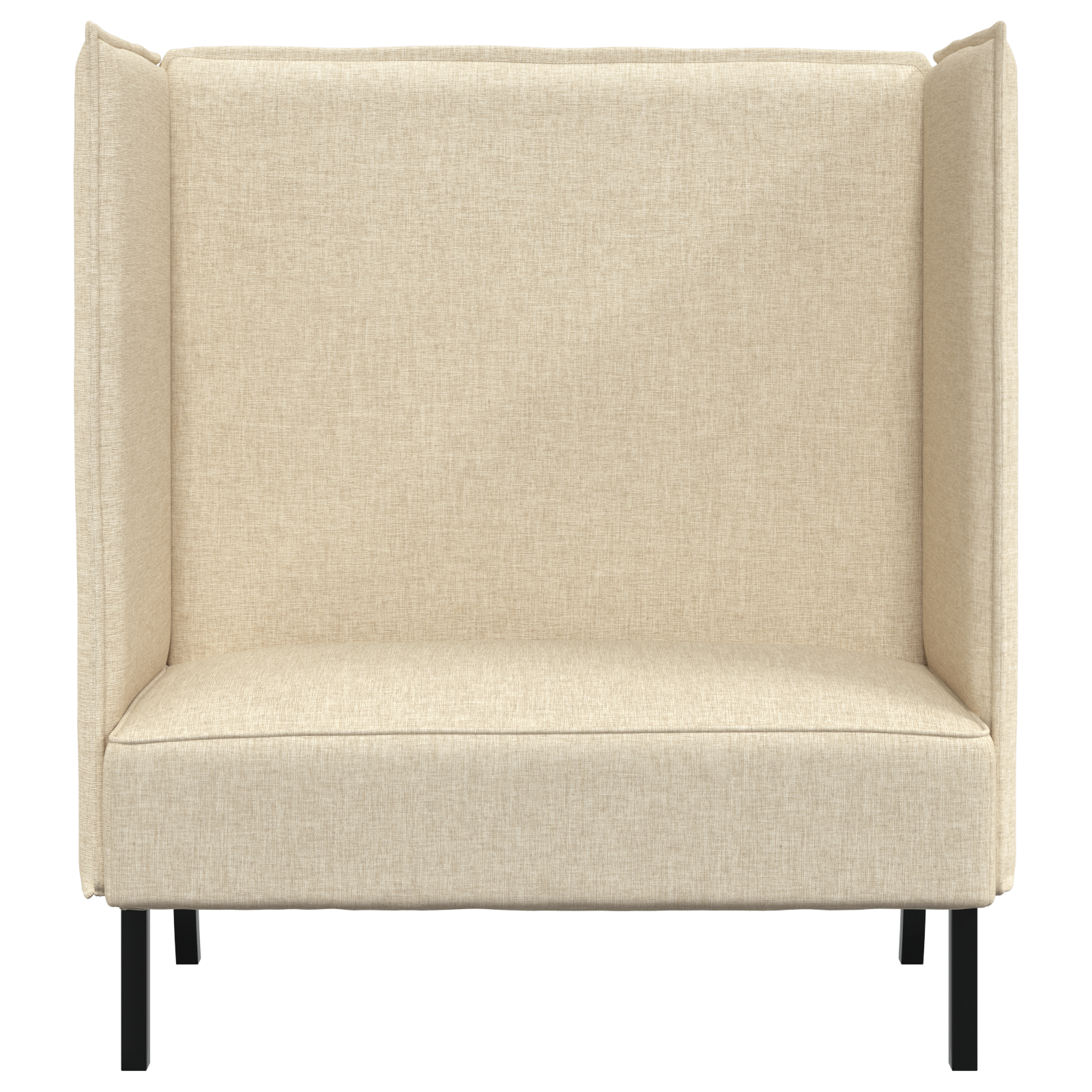 Canapea înaltă Crem 109x56x121 cm Textil GartenMobel Dekor