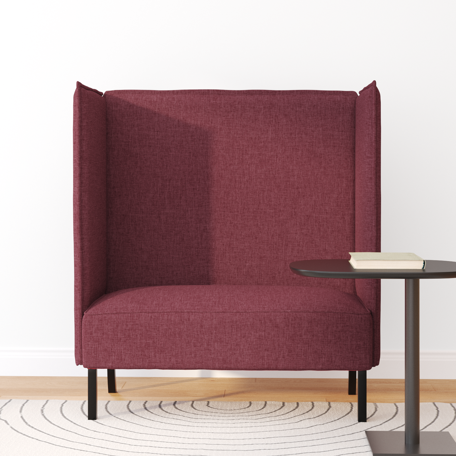 Canapea înaltă Roșie vin 109x56x121 cm GartenMobel Dekor