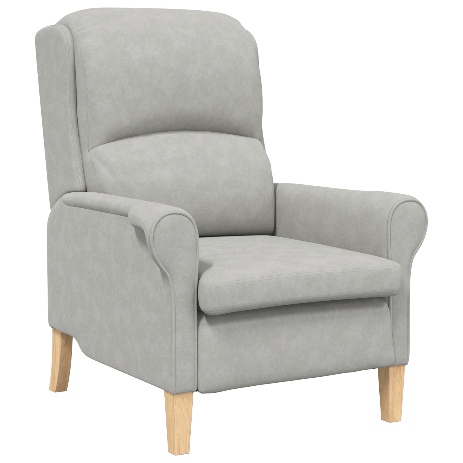 Fotoliu Gri Deschis Gri deschis Țesătură Standard Ergonomic GartenMobel Dekor