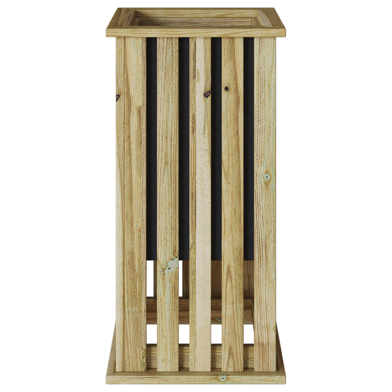 Jardinieră cu captuseală 33x33x65 cm lemn impregnat pin GartenMobel Dekor