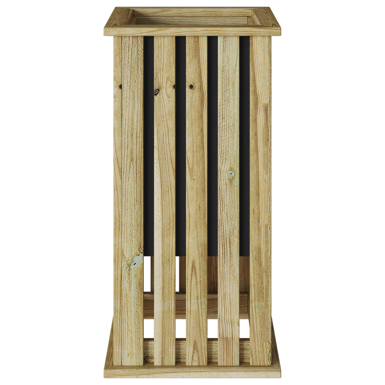 Jardinieră cu captuseală 33x33x65 cm lemn impregnat pin GartenMobel Dekor