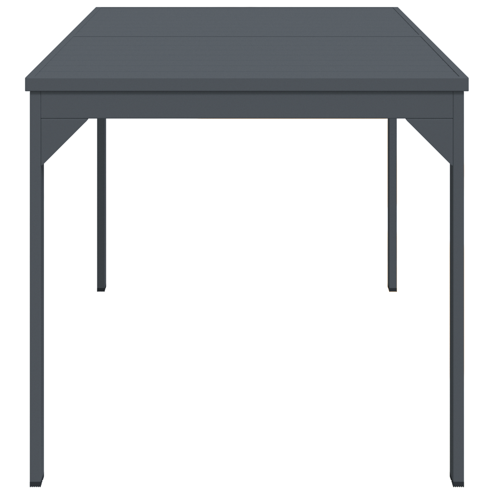 Masă de grădină Gri închis Aluminiu Mare GartenMobel Dekor