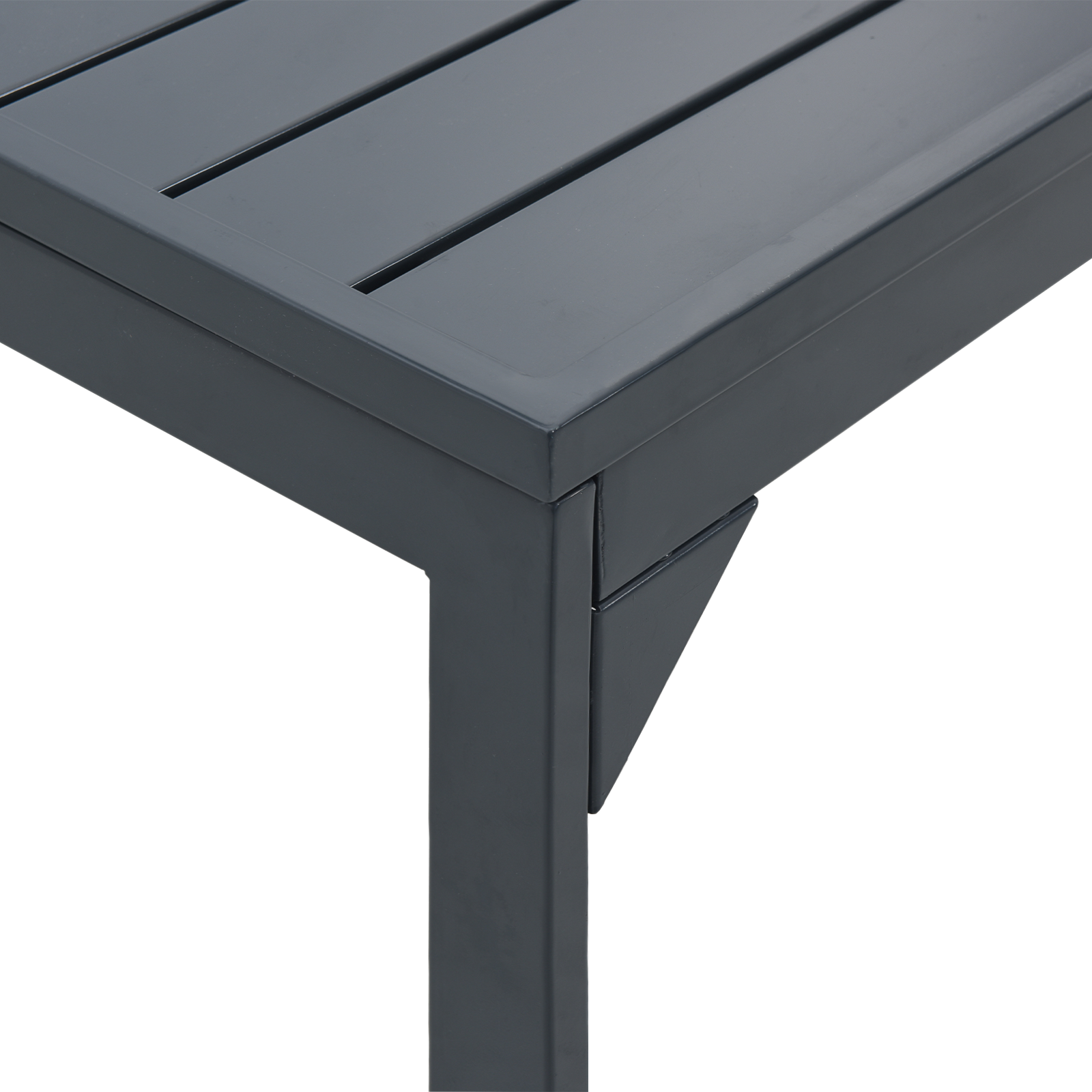 Masă de grădină Gri închis Aluminiu Mare GartenMobel Dekor