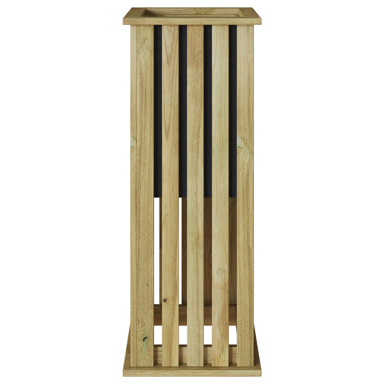 Vaza grădină cu dimensiunile 33x33x85 cm din lemn de pin impregnat GartenMobel Dekor