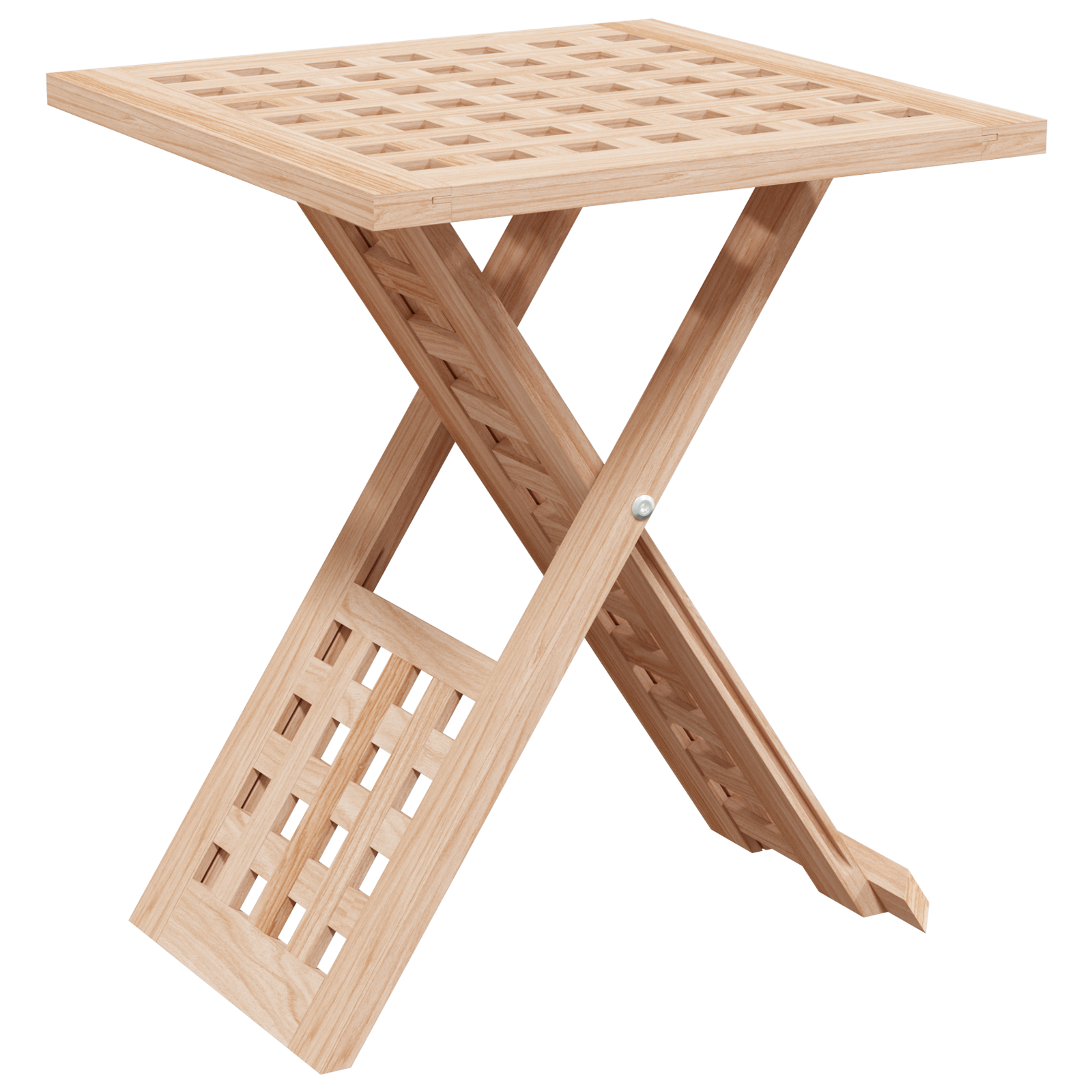 Masă de cafea pliabilă 33x33x40,5 cm din lemn solid nuc GartenMobel Dekor
