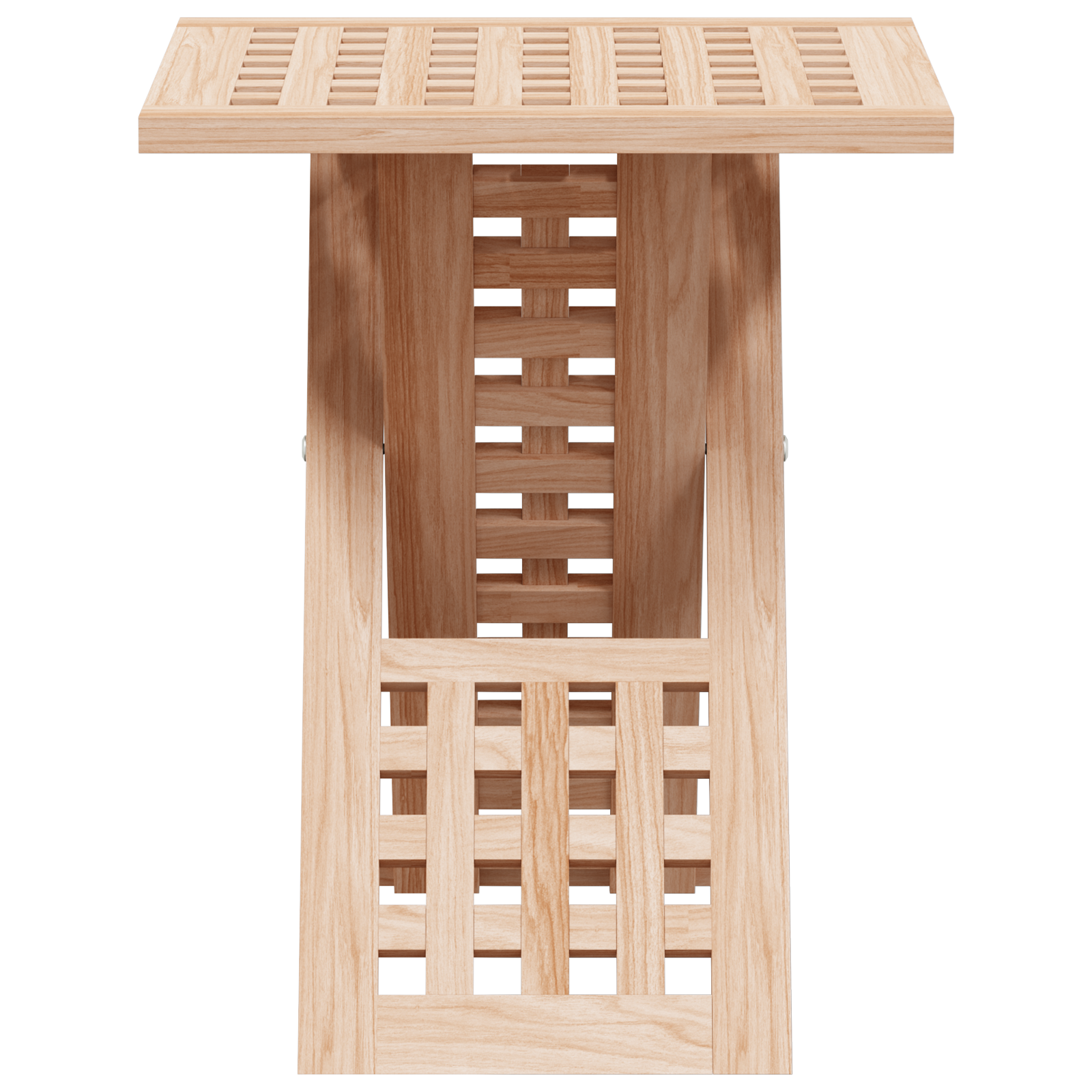 Masă de cafea pliabilă 33x33x40,5 cm din lemn solid nuc GartenMobel Dekor
