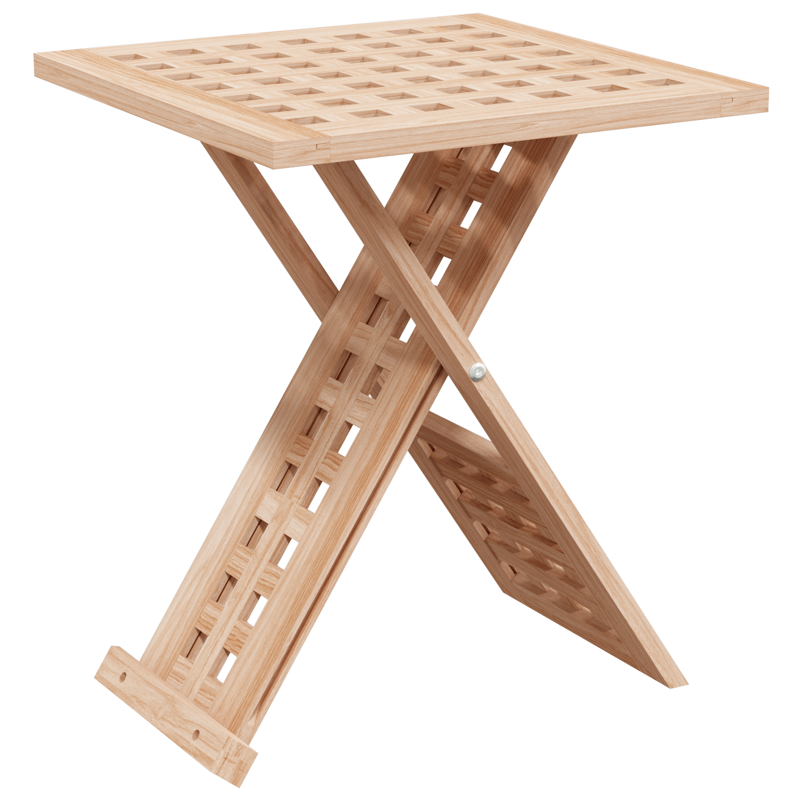 Masă de cafea pliabilă 33x33x40,5 cm din lemn solid nuc GartenMobel Dekor