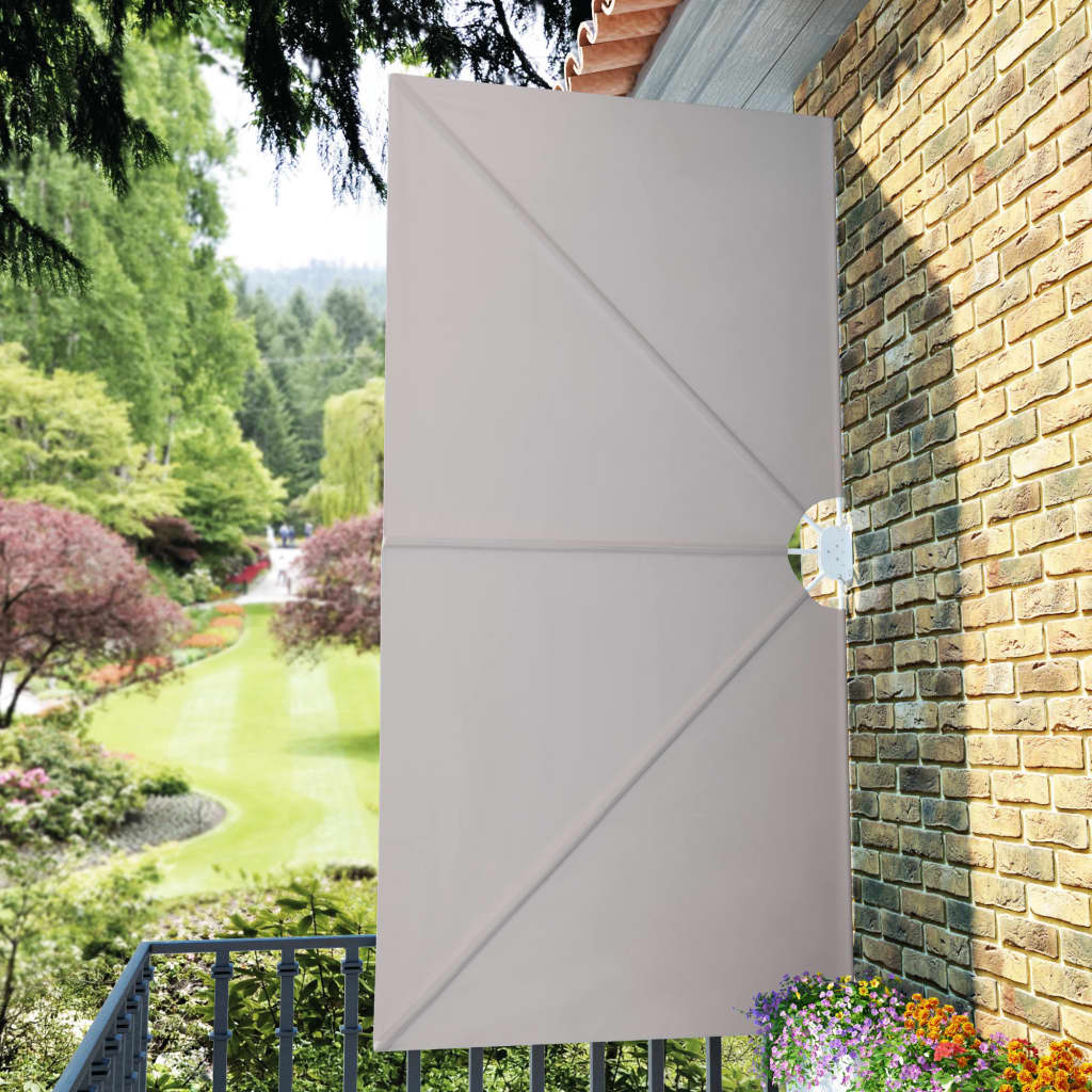 Copertină laterală pliabilă de terasă, crem, 300x150 cm GartenMobel Dekor