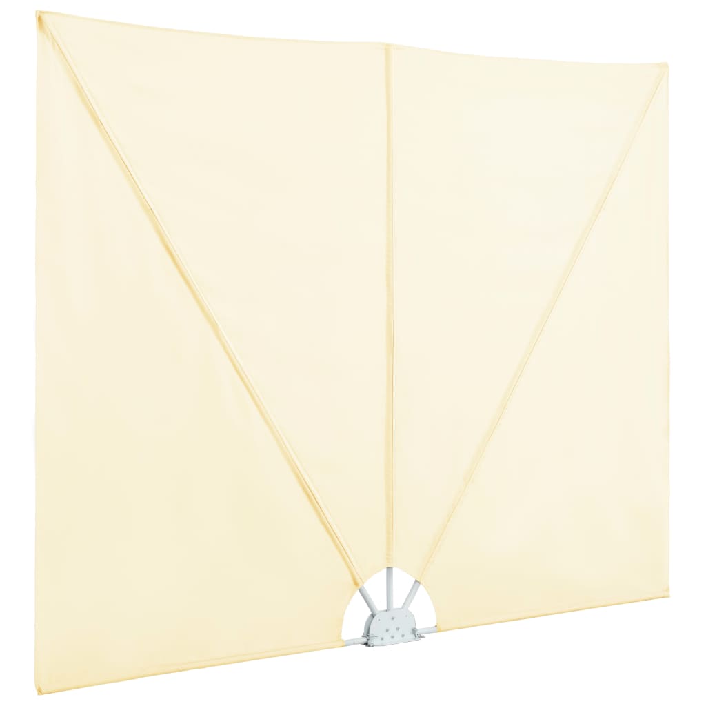 Copertină laterală pliabilă de terasă, crem, 400x200 cm GartenMobel Dekor