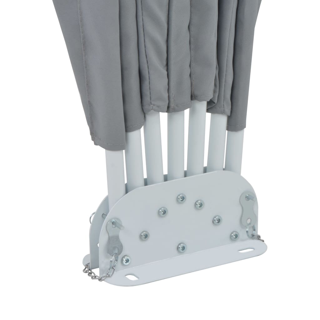 Copertină laterală pliabilă de terasă, gri, 160 cm GartenMobel Dekor