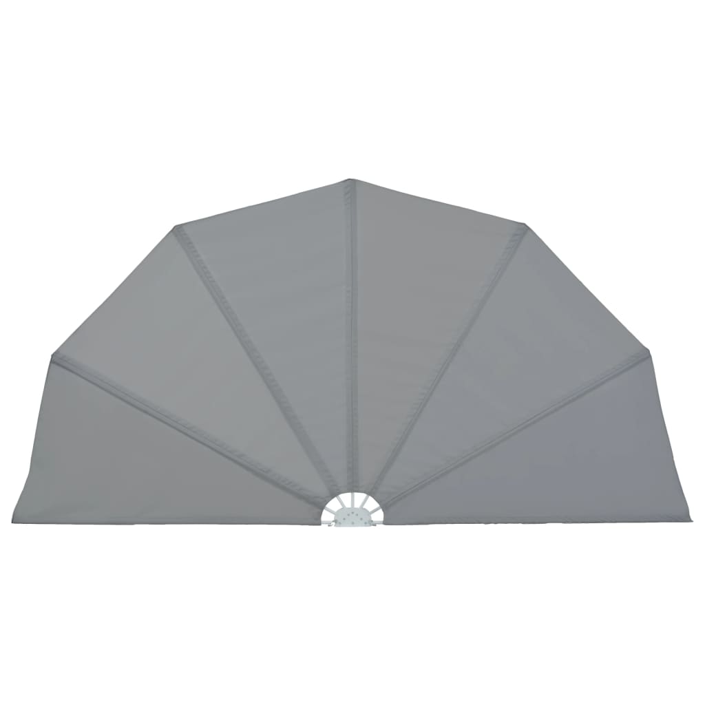 Copertină laterală pliabilă de terasă, gri, 160 cm GartenMobel Dekor