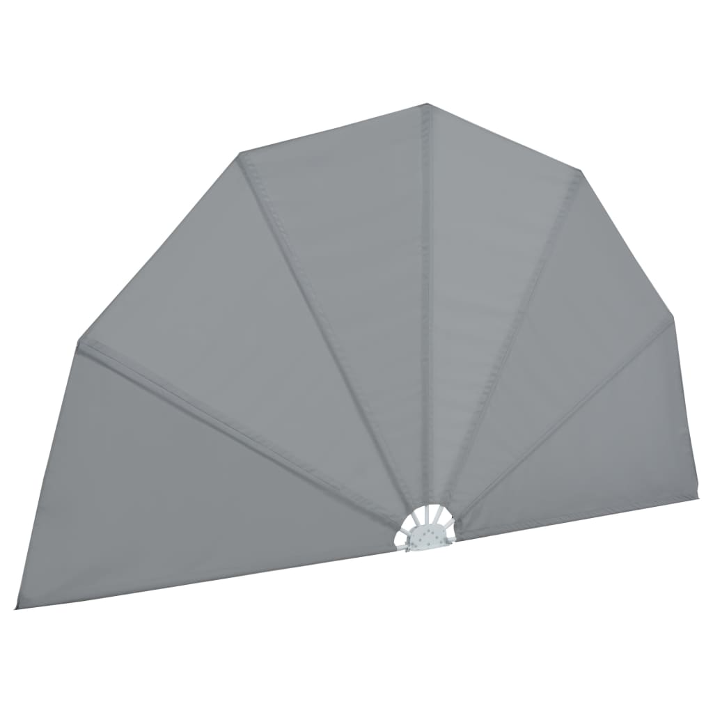 Copertină laterală pliabilă de terasă, gri, 160 cm GartenMobel Dekor