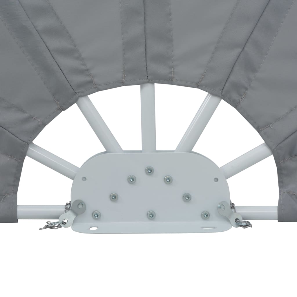 Copertină laterală pliabilă de terasă, gri, 160 cm GartenMobel Dekor
