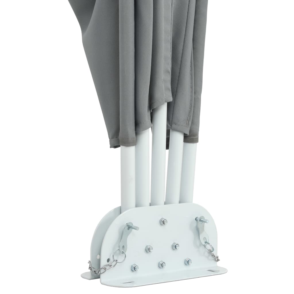 Copertină laterală pliabilă de terasă, gri, 240x160 cm GartenMobel Dekor