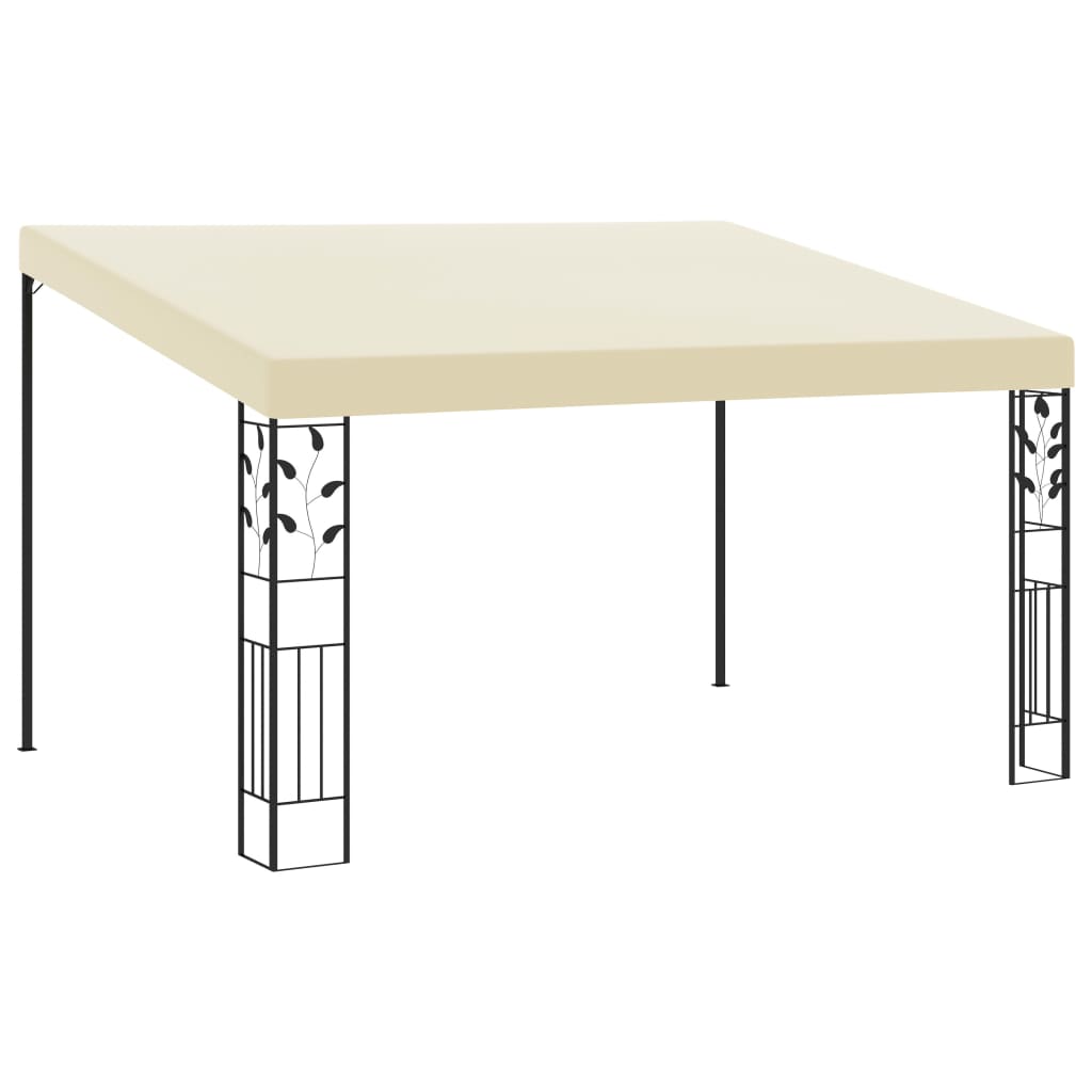 Pavilion de perete, crem, 4 x 3 x 2,5 m GartenMobel Dekor