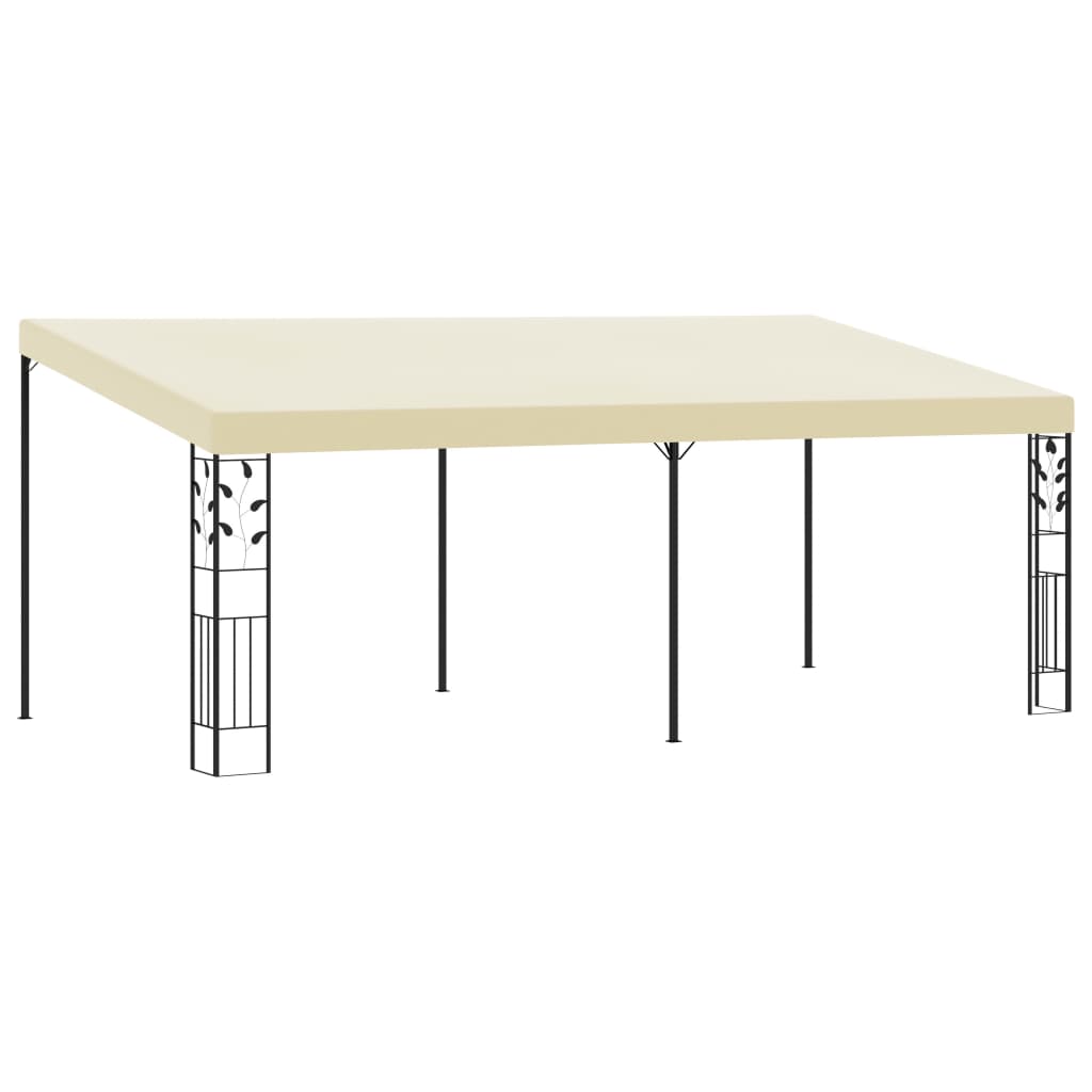 Pavilion de perete, crem, 6 x 3 x 2,5 m GartenMobel Dekor