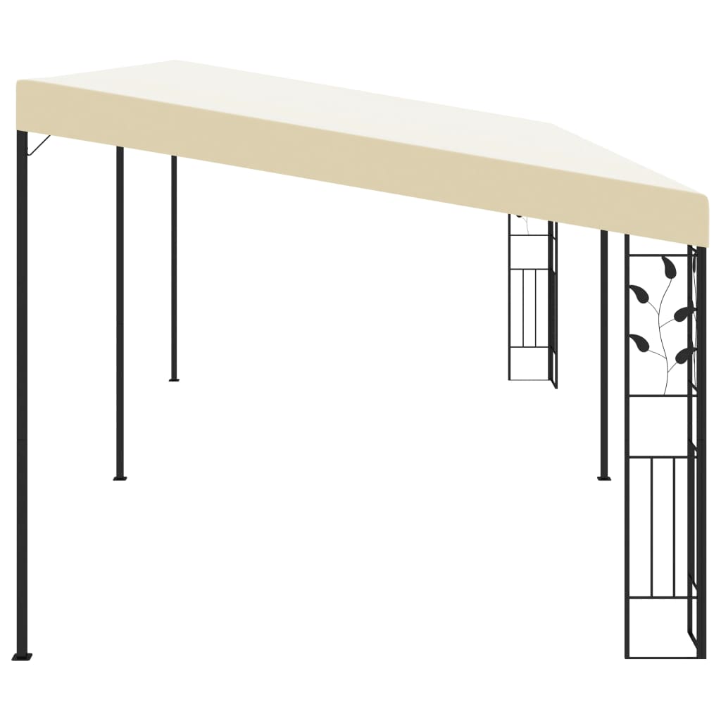 Pavilion de perete, crem, 6 x 3 x 2,5 m GartenMobel Dekor