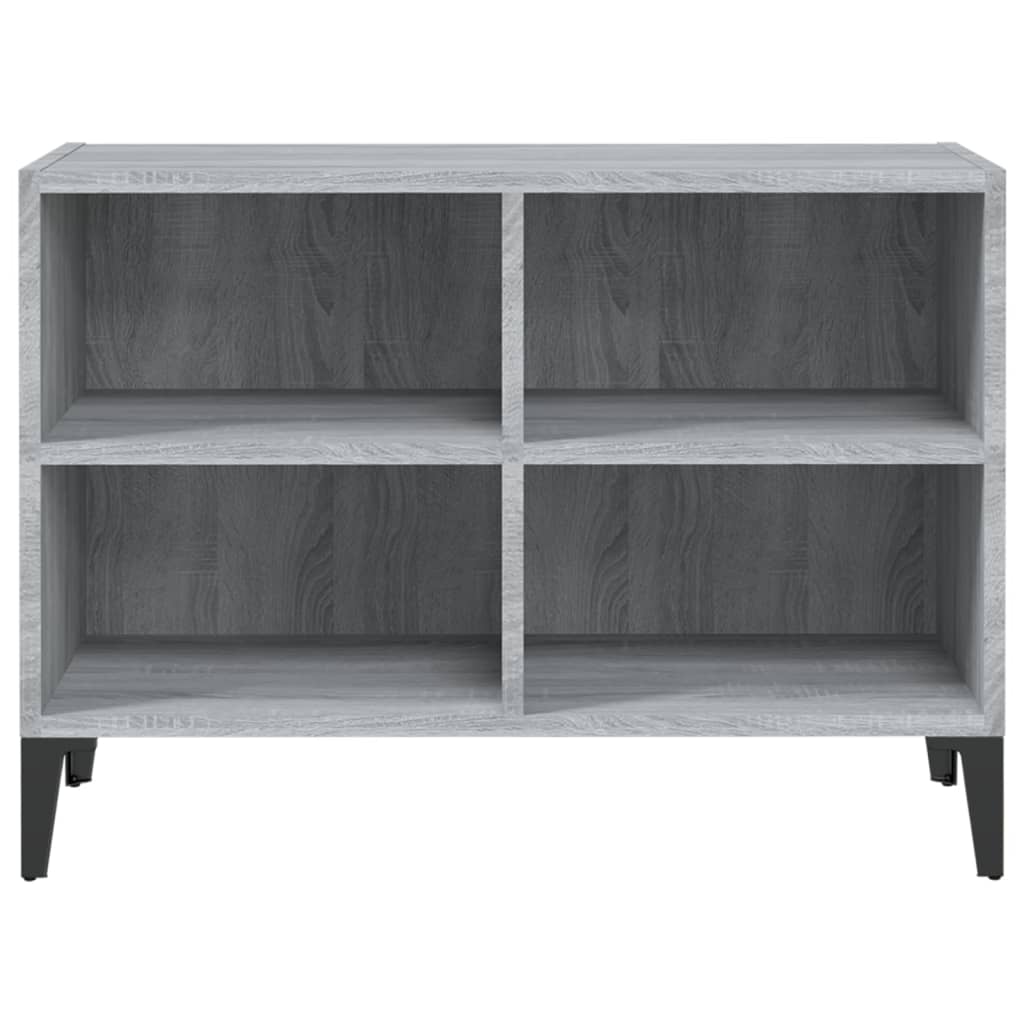 Comodă TV cu picioare metalice, gri sonoma, 69,5x30x50 cm GartenMobel Dekor