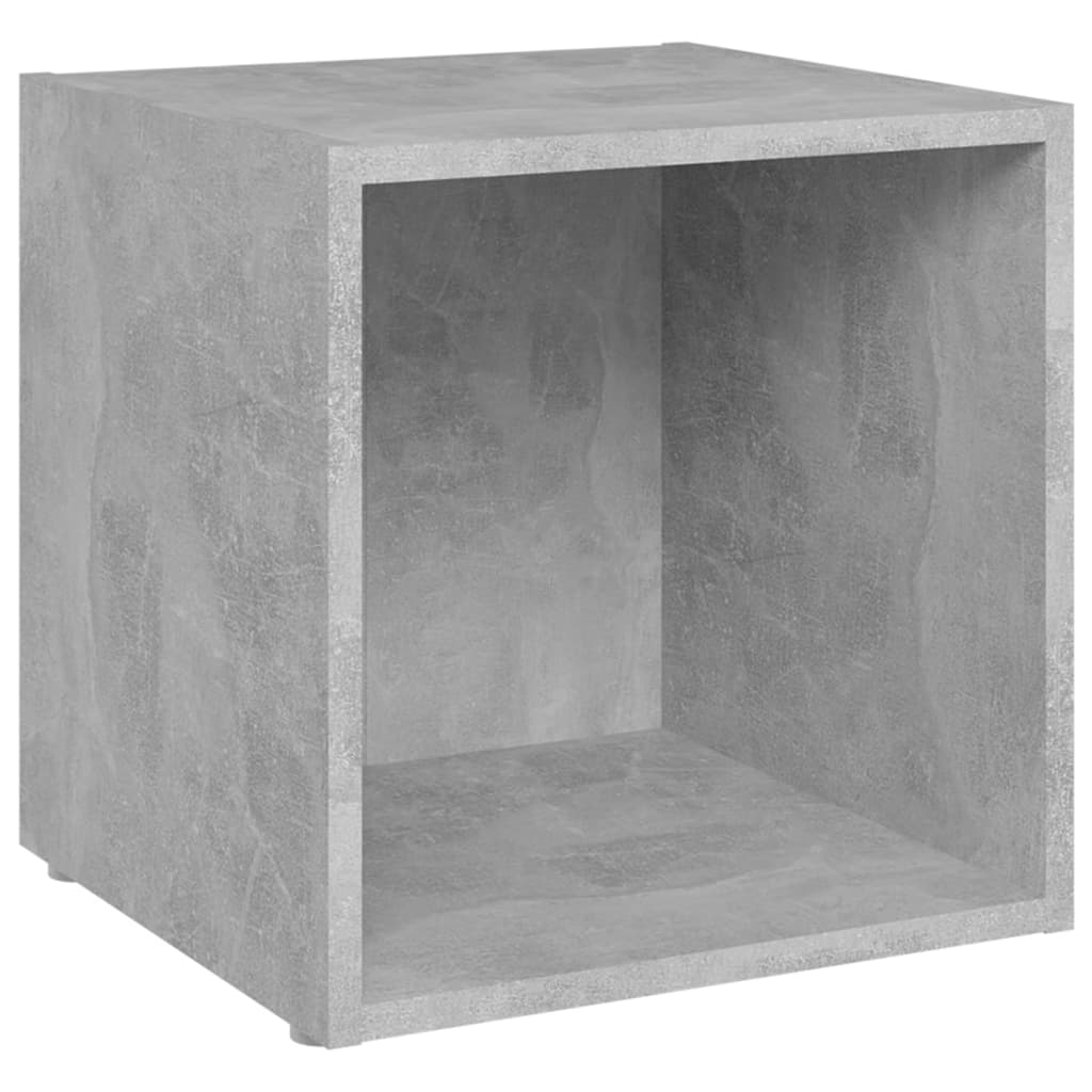 Comode TV, 2 buc., gri beton, 37x35x37 cm, PAL  GartenMobel Dekor
