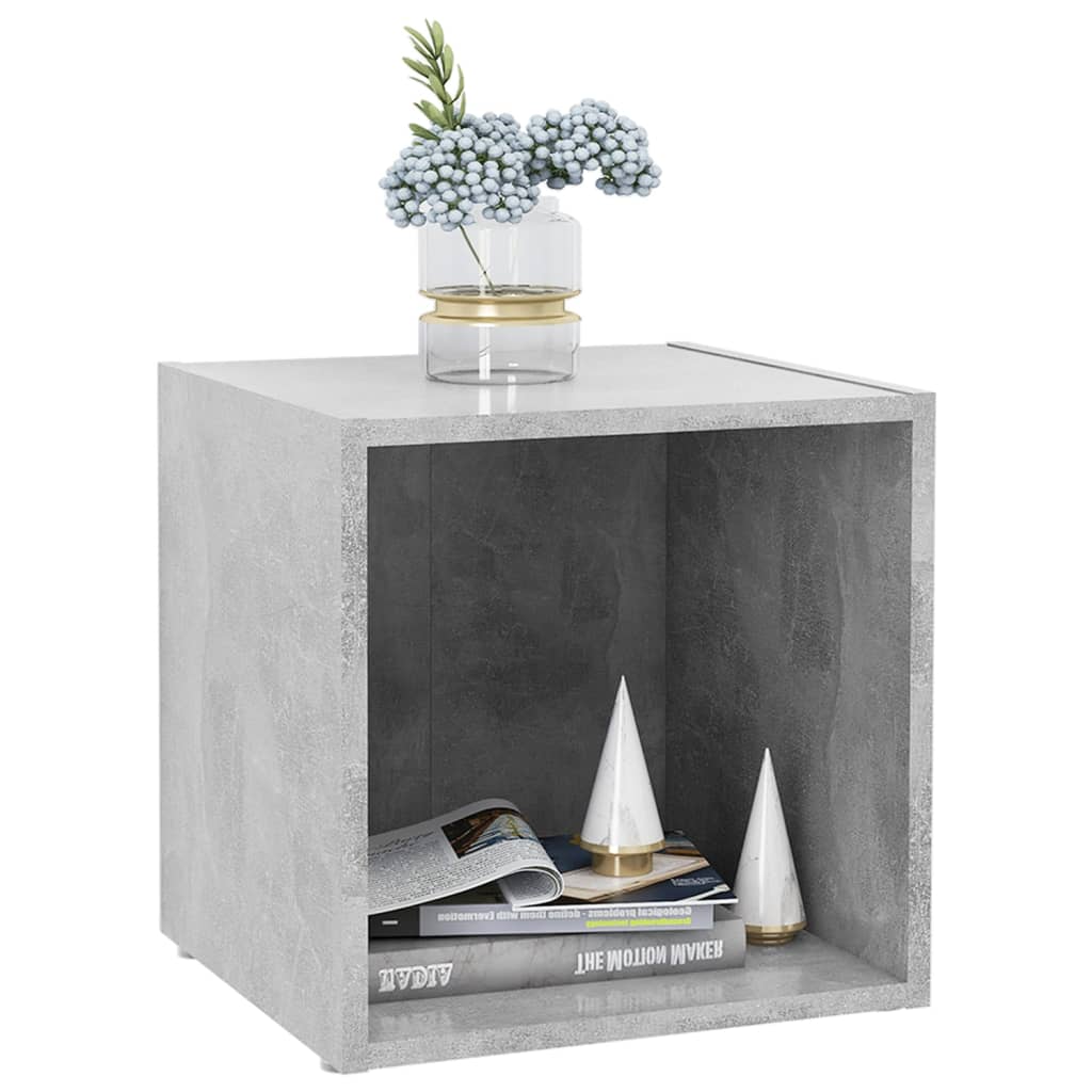 Comode TV, 2 buc., gri beton, 37x35x37 cm, PAL  GartenMobel Dekor