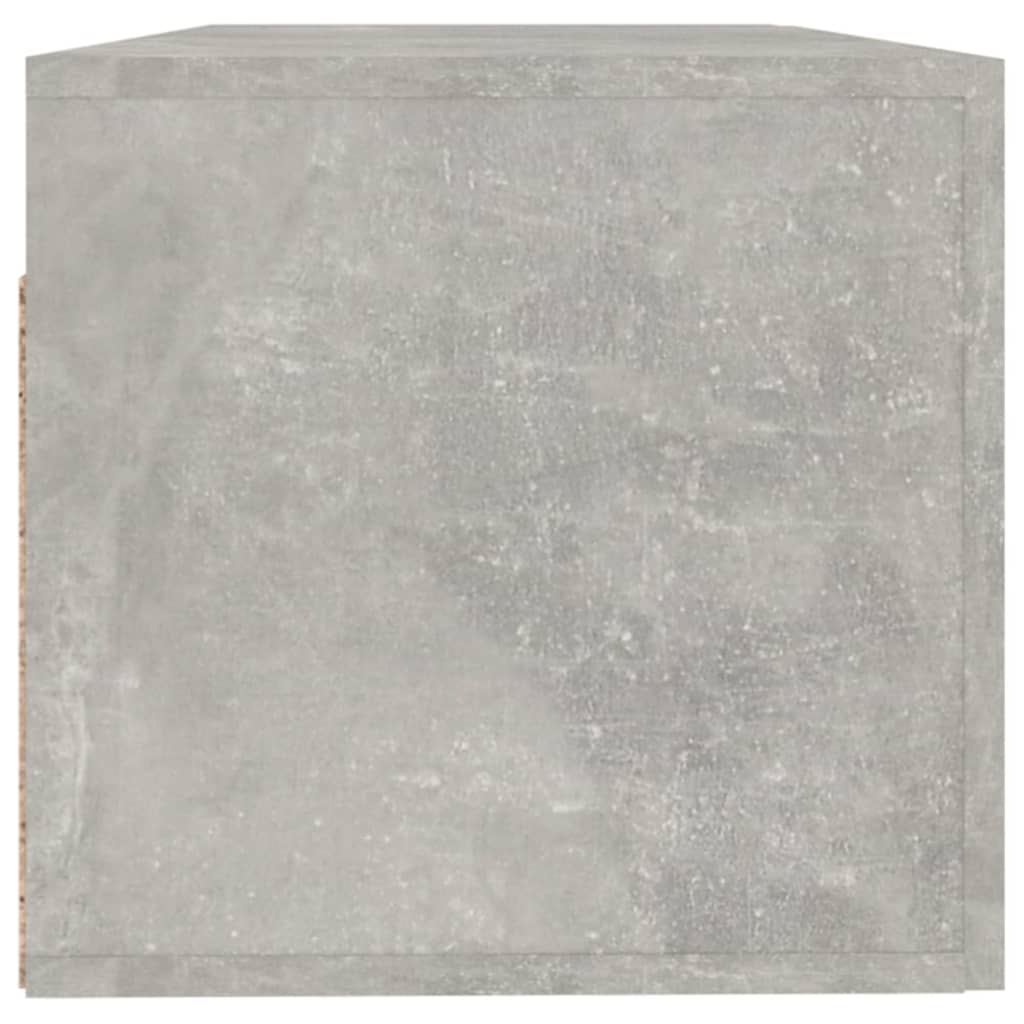 Dulap de perete, gri beton, 100x36,5x35 cm, lemn prelucrat GartenMobel Dekor