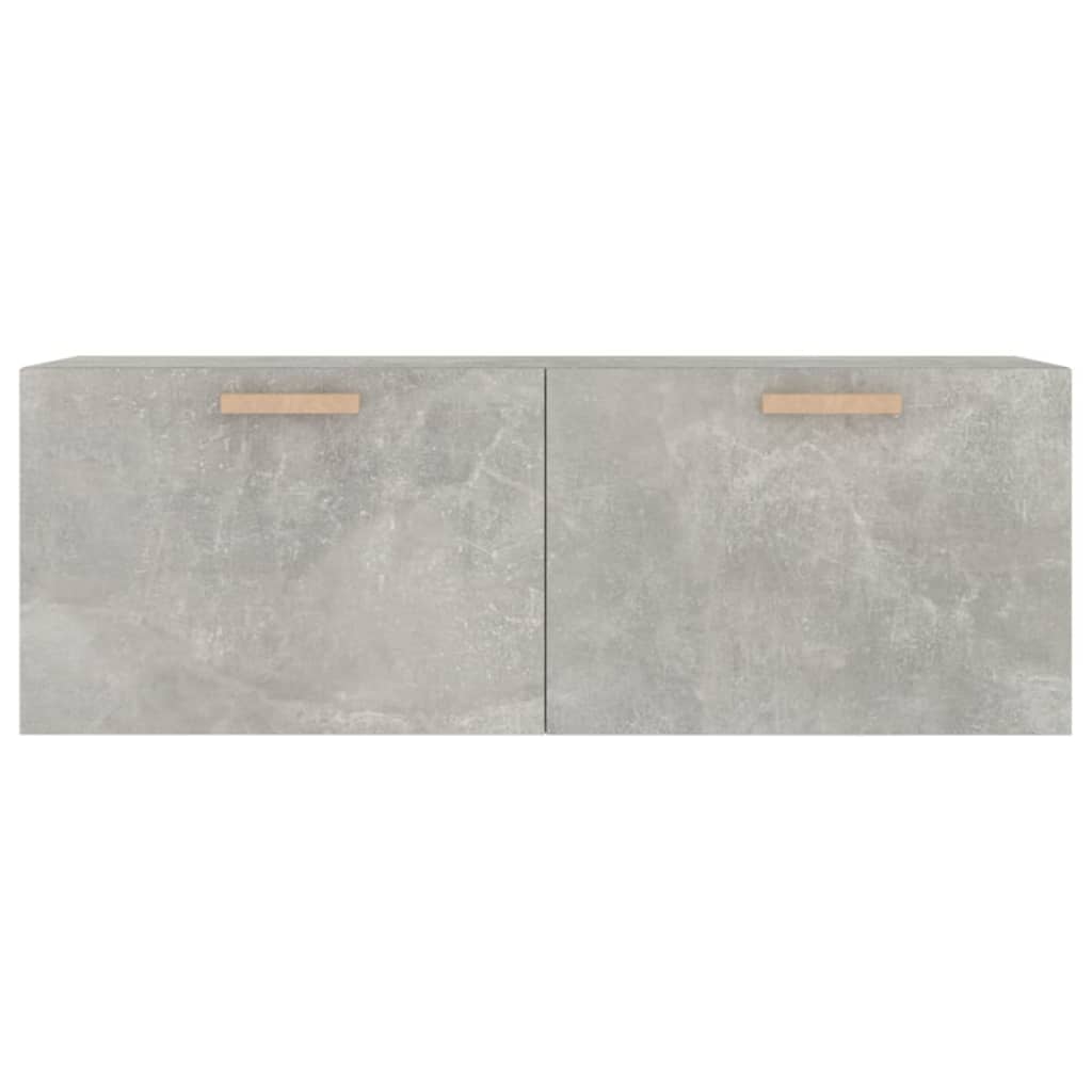 Dulap de perete, gri beton, 100x36,5x35 cm, lemn prelucrat GartenMobel Dekor