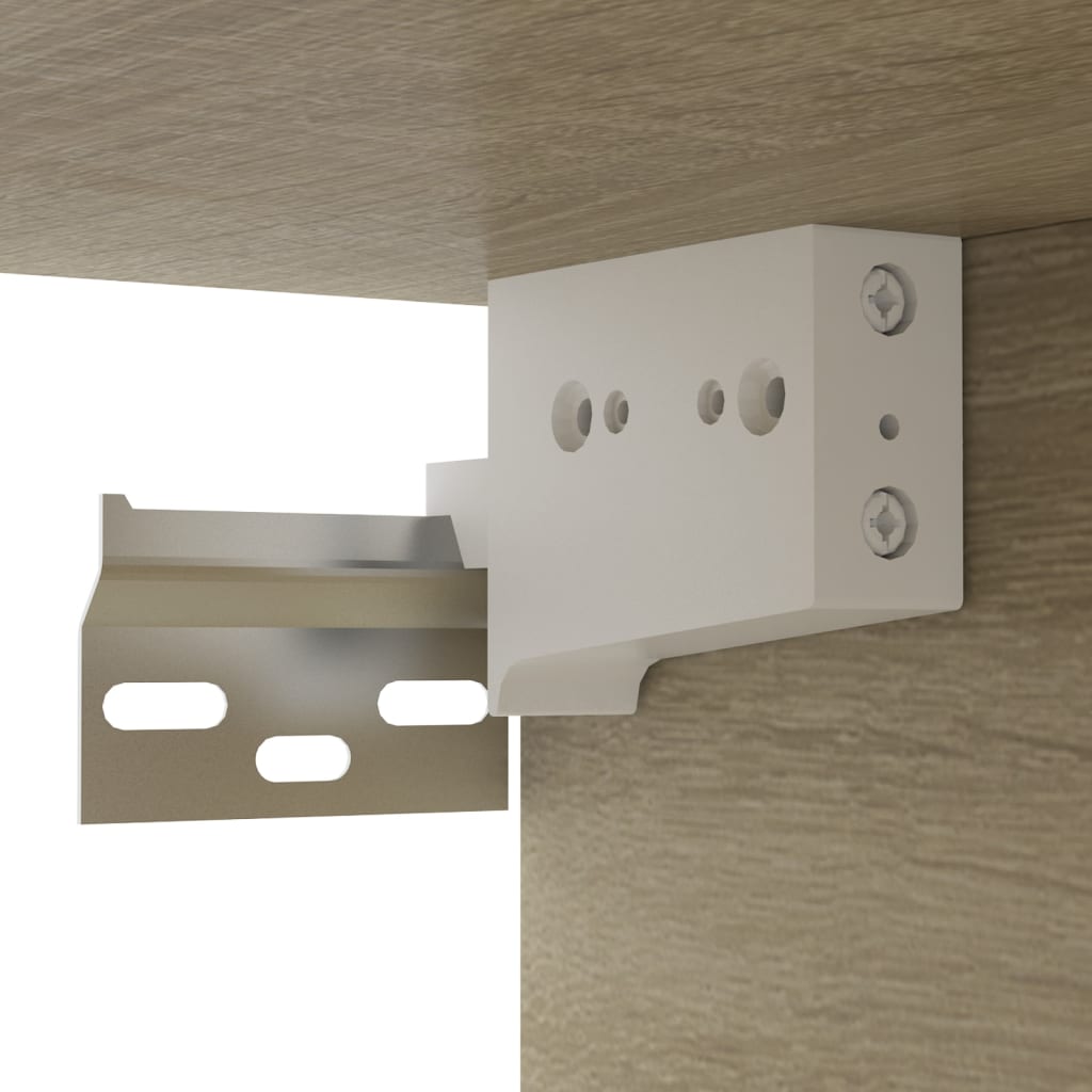 Dulapuri TV suspendate 3 buc. stejar sonoma 60x30x30 cm GartenMobel Dekor